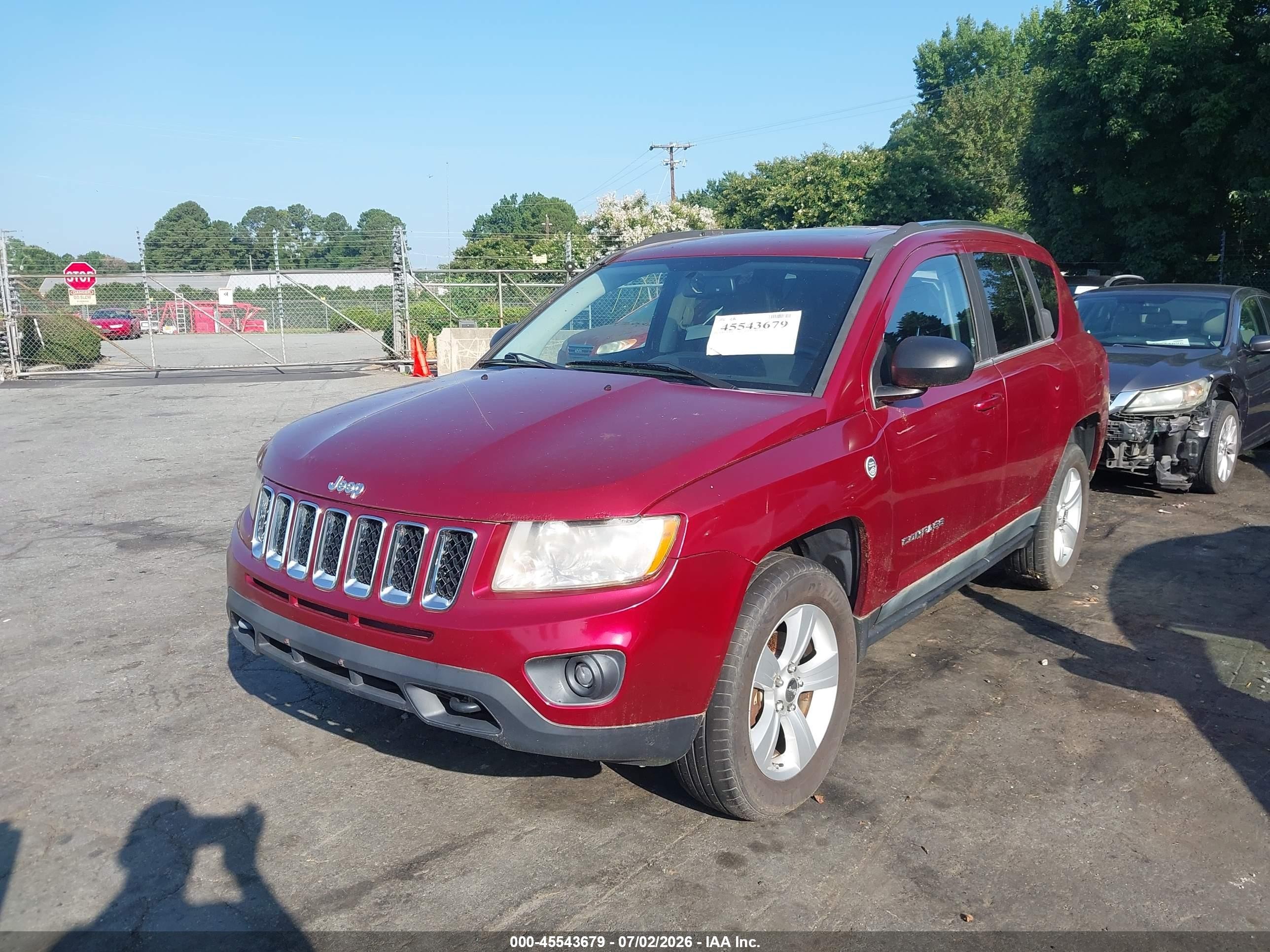 2011 Jeep Compass Limited Red vin: 1J4NF5FB0BD163652