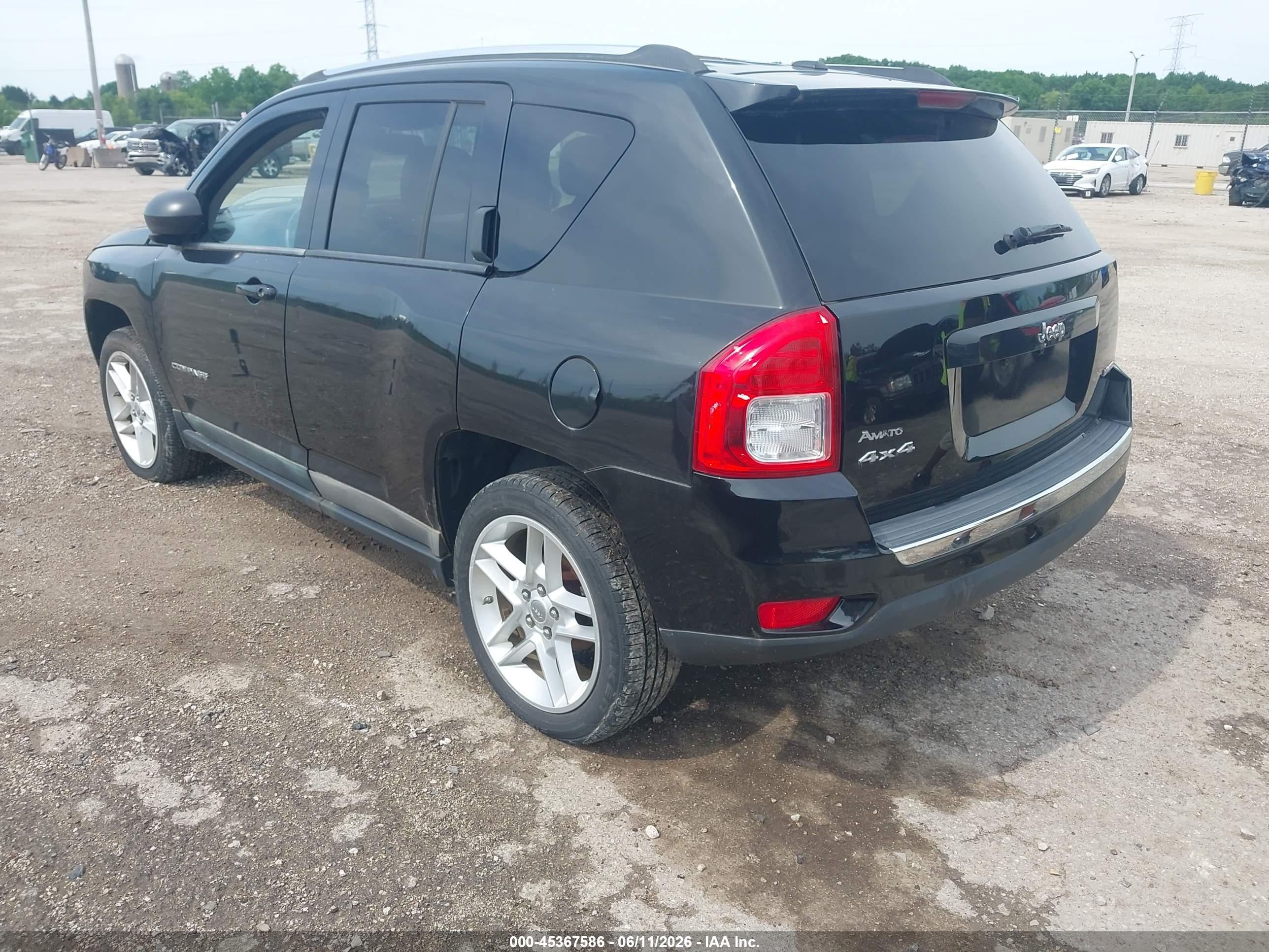 2011 Jeep Compass Limited Black vin: 1J4NF5FB5BD164523