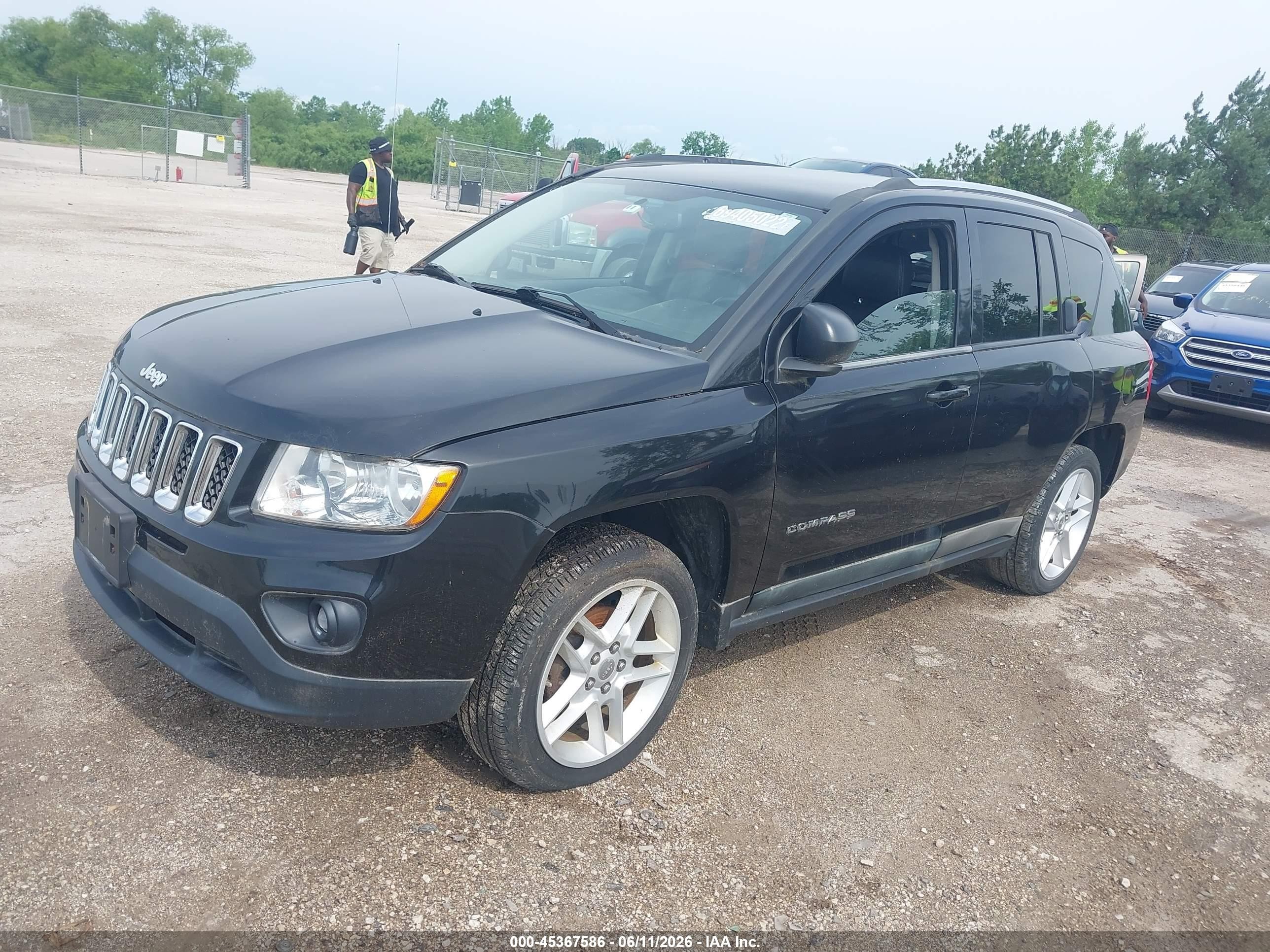 2011 Jeep Compass Limited Black vin: 1J4NF5FB5BD164523