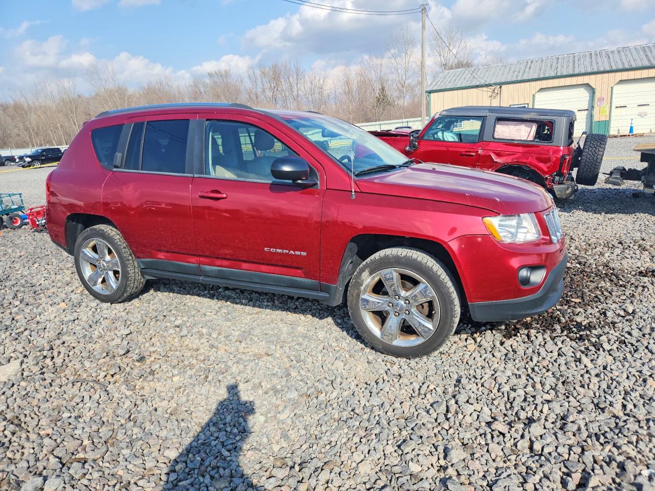 2011 Jeep Compass Limited Red vin: 1J4NF5FB7BD209512