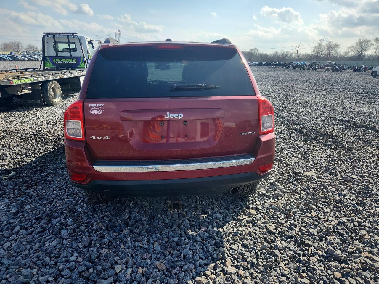2011 Jeep Compass Limited Red vin: 1J4NF5FB7BD209512