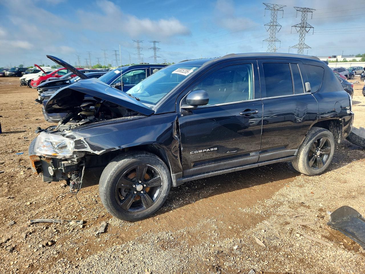 2011 Jeep Compass Sport Black vin: 1J4NT1FA1BD190321