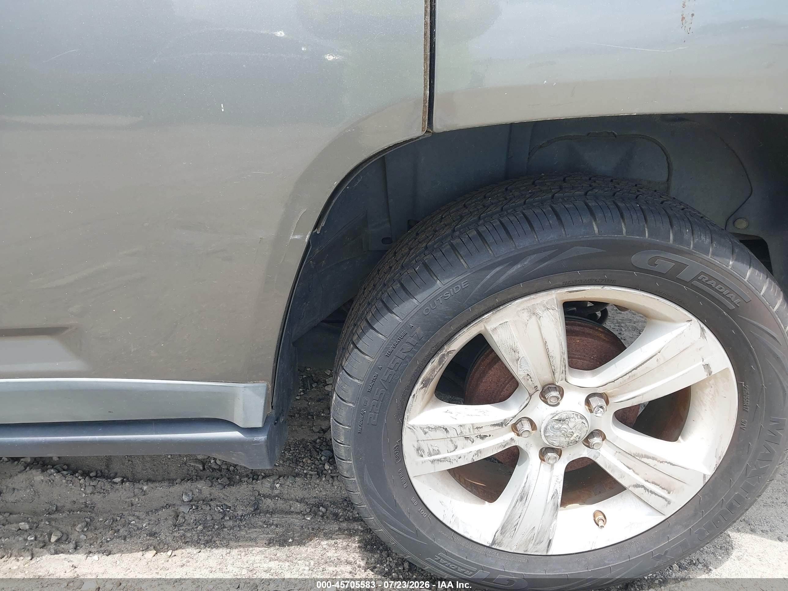 2011 Jeep Compass   Gray vin: 1J4NT1FA2BD252891