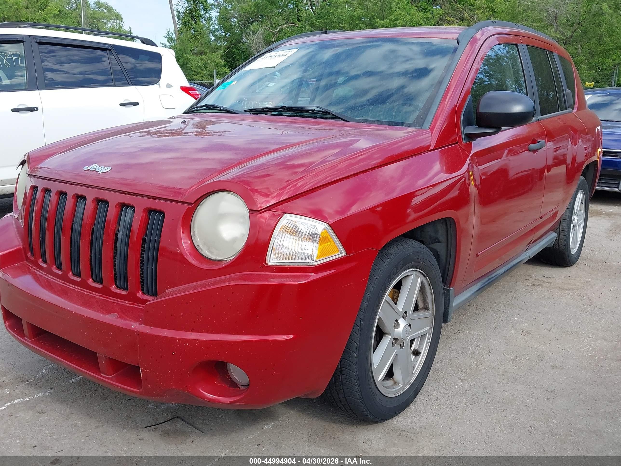 2010 Jeep Compass Sport Red vin: 1J4NT1FA3AD660461