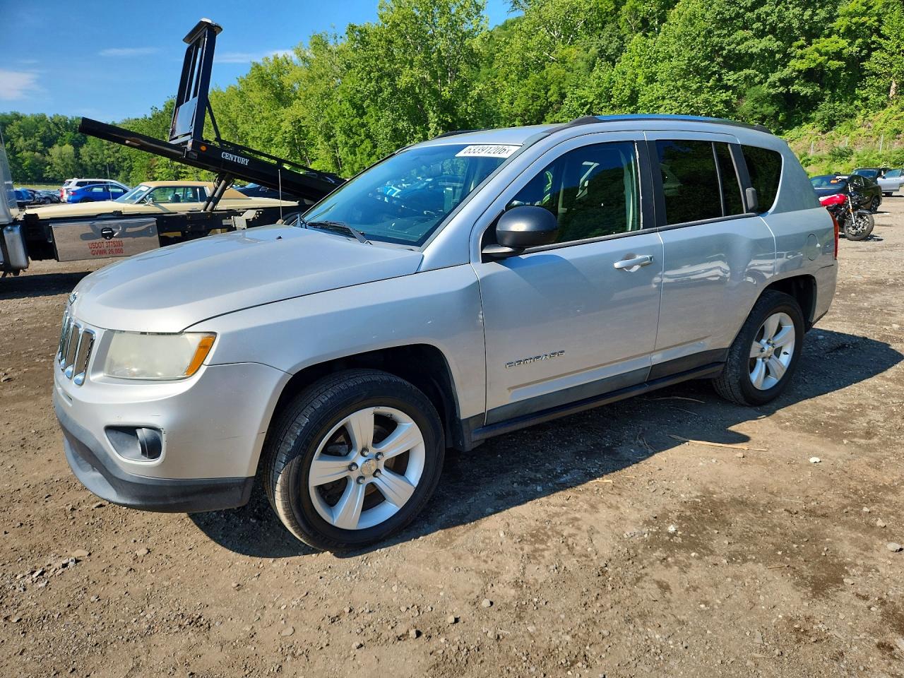 2011 Jeep Compass Sport Gray vin: 1J4NT1FB1BD162124