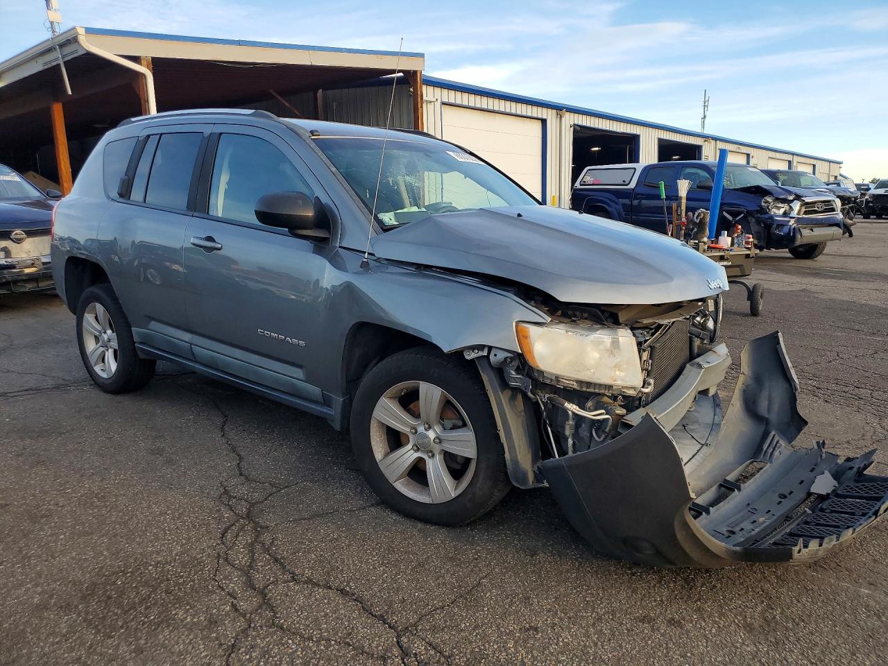 2011 Jeep Compass Sport Gray vin: 1J4NT1FB2BD260711