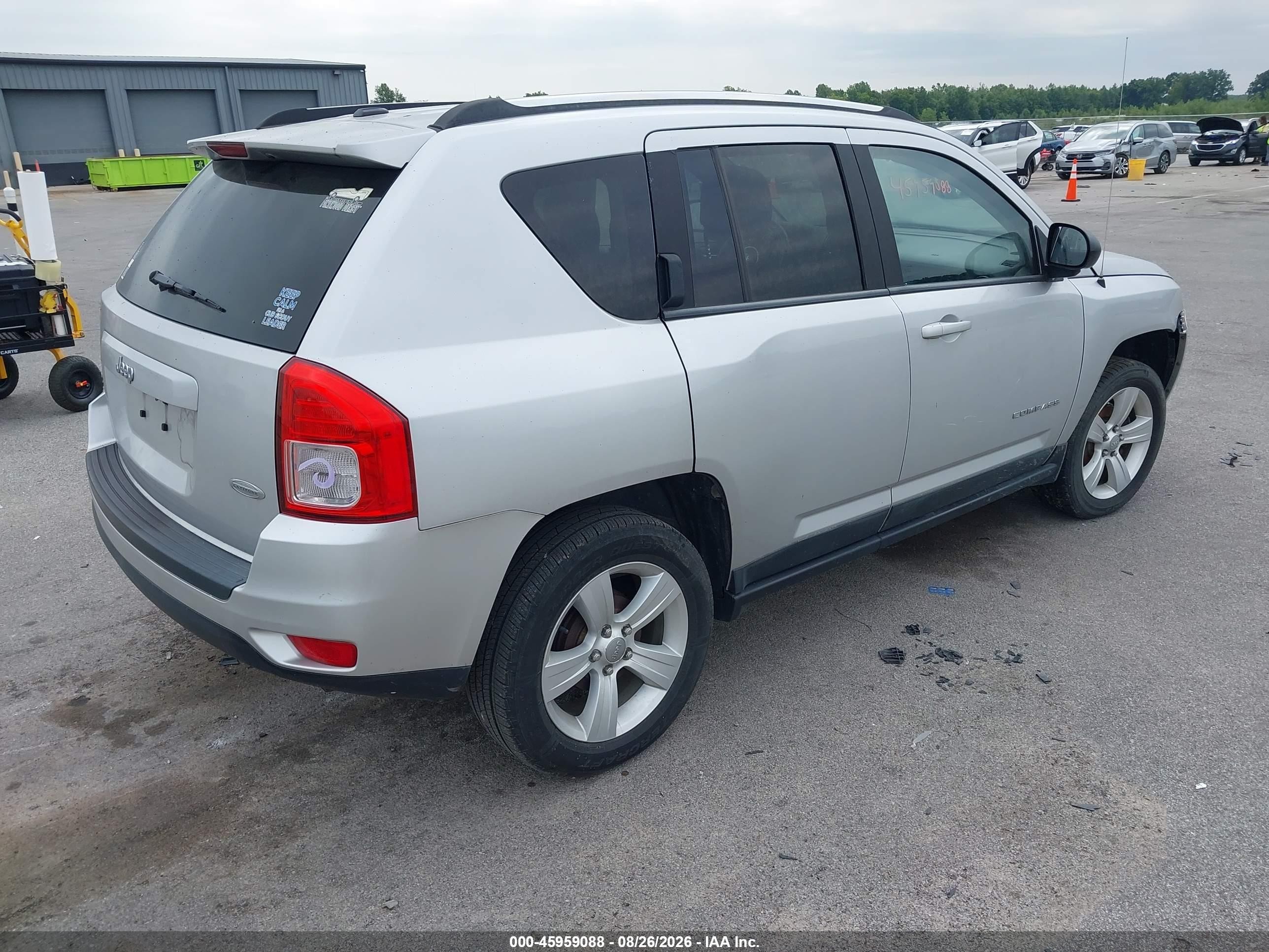 2011 Jeep Compass   Gray vin: 1J4NT1FB3BD170838