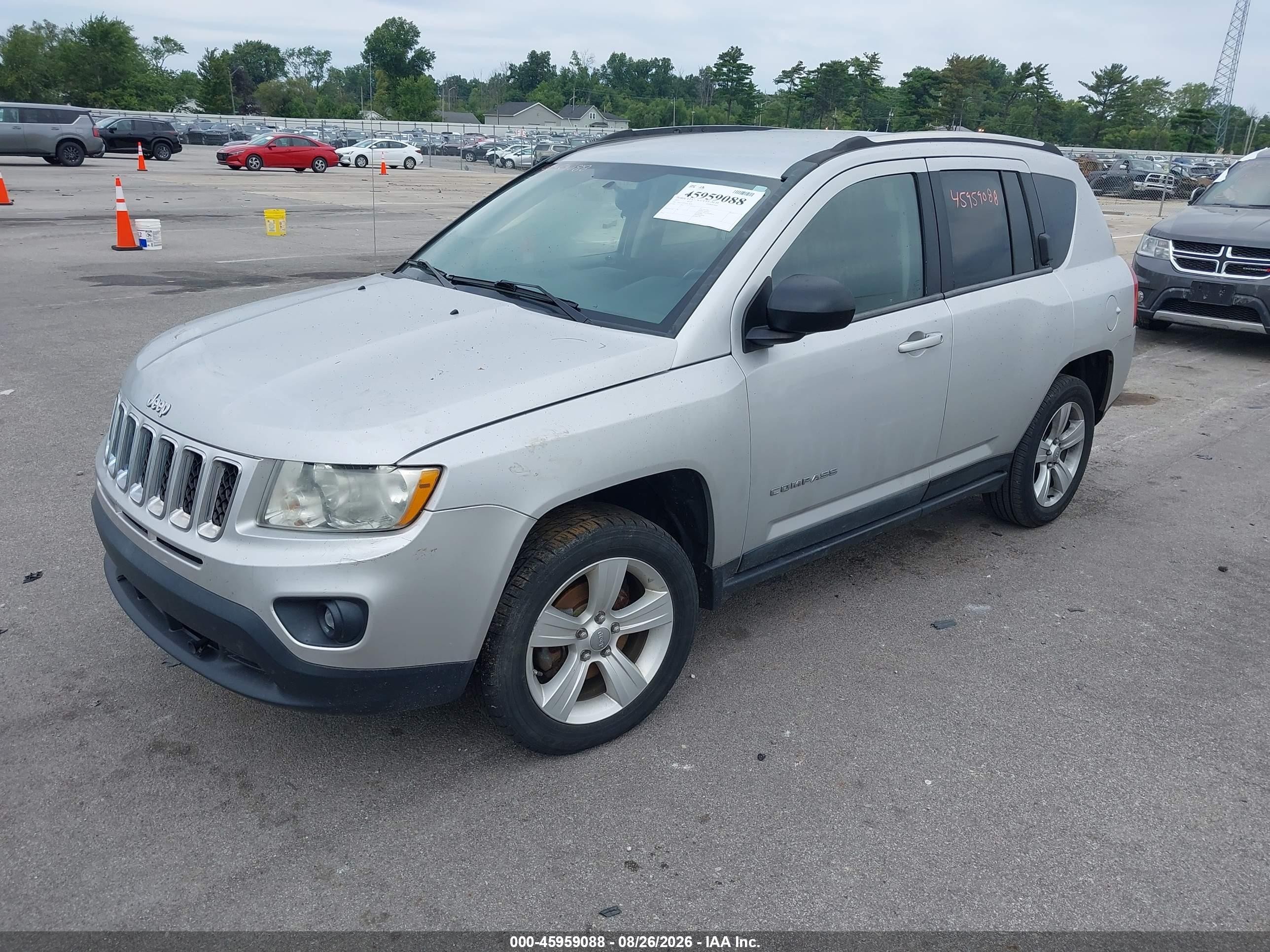 2011 Jeep Compass   Gray vin: 1J4NT1FB3BD170838