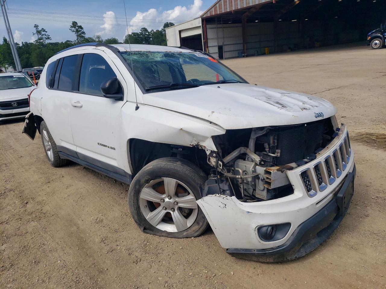 2011 Jeep Compass Sport Белый vin: 1J4NT1FB5BD155919