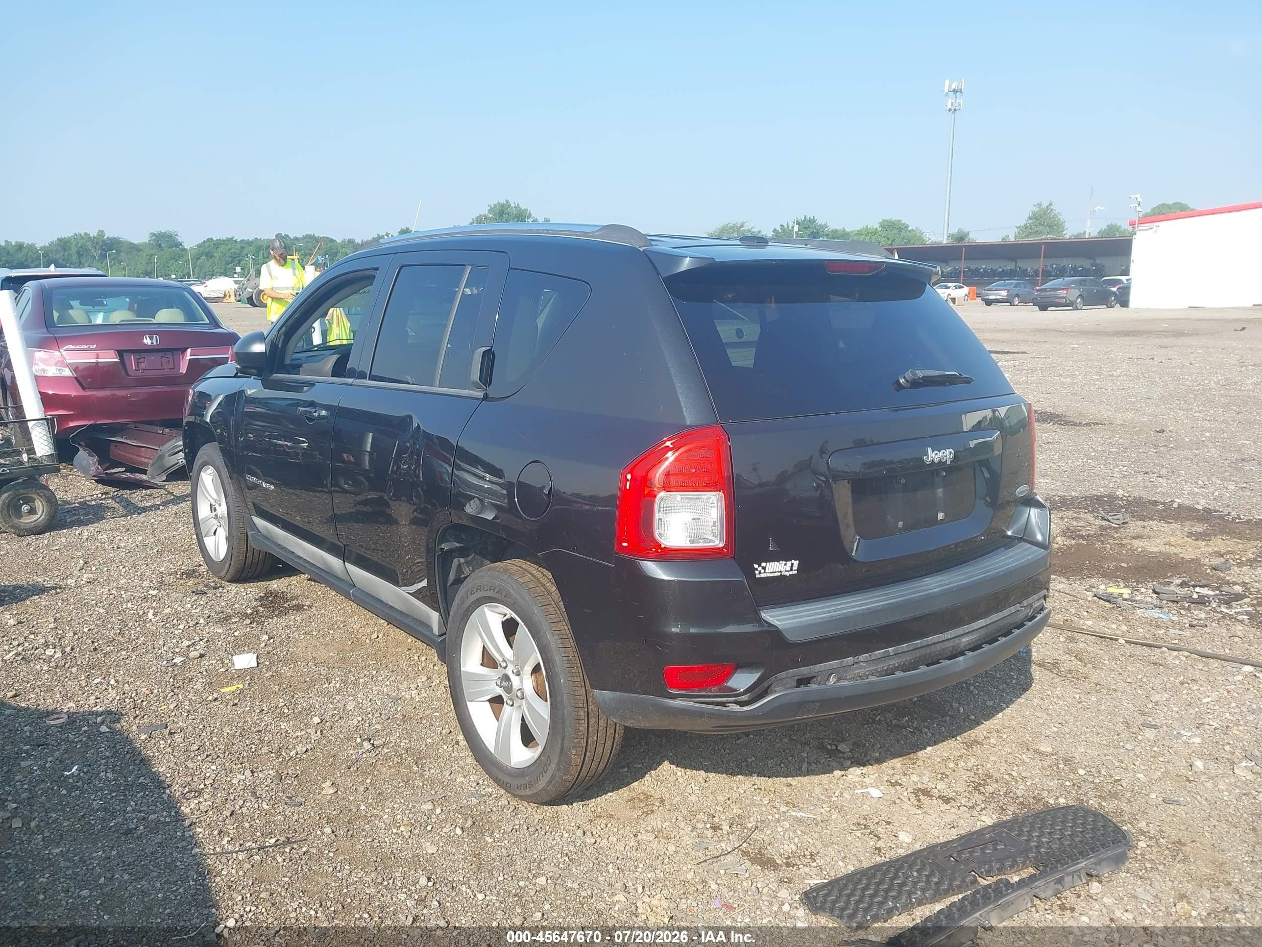 2011 Jeep Compass   Black vin: 1J4NT1FB8BD138760
