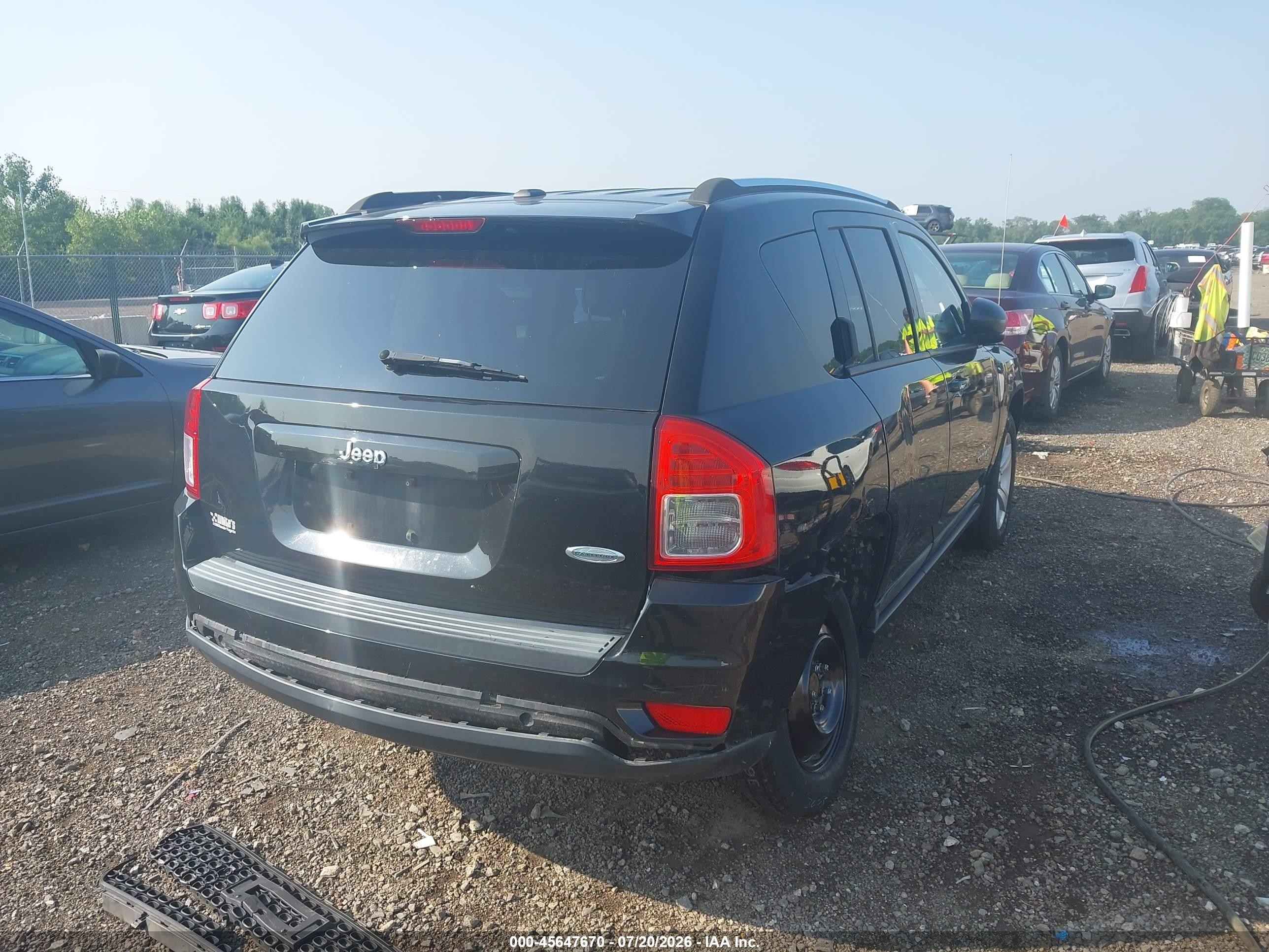 2011 Jeep Compass   Black vin: 1J4NT1FB8BD138760
