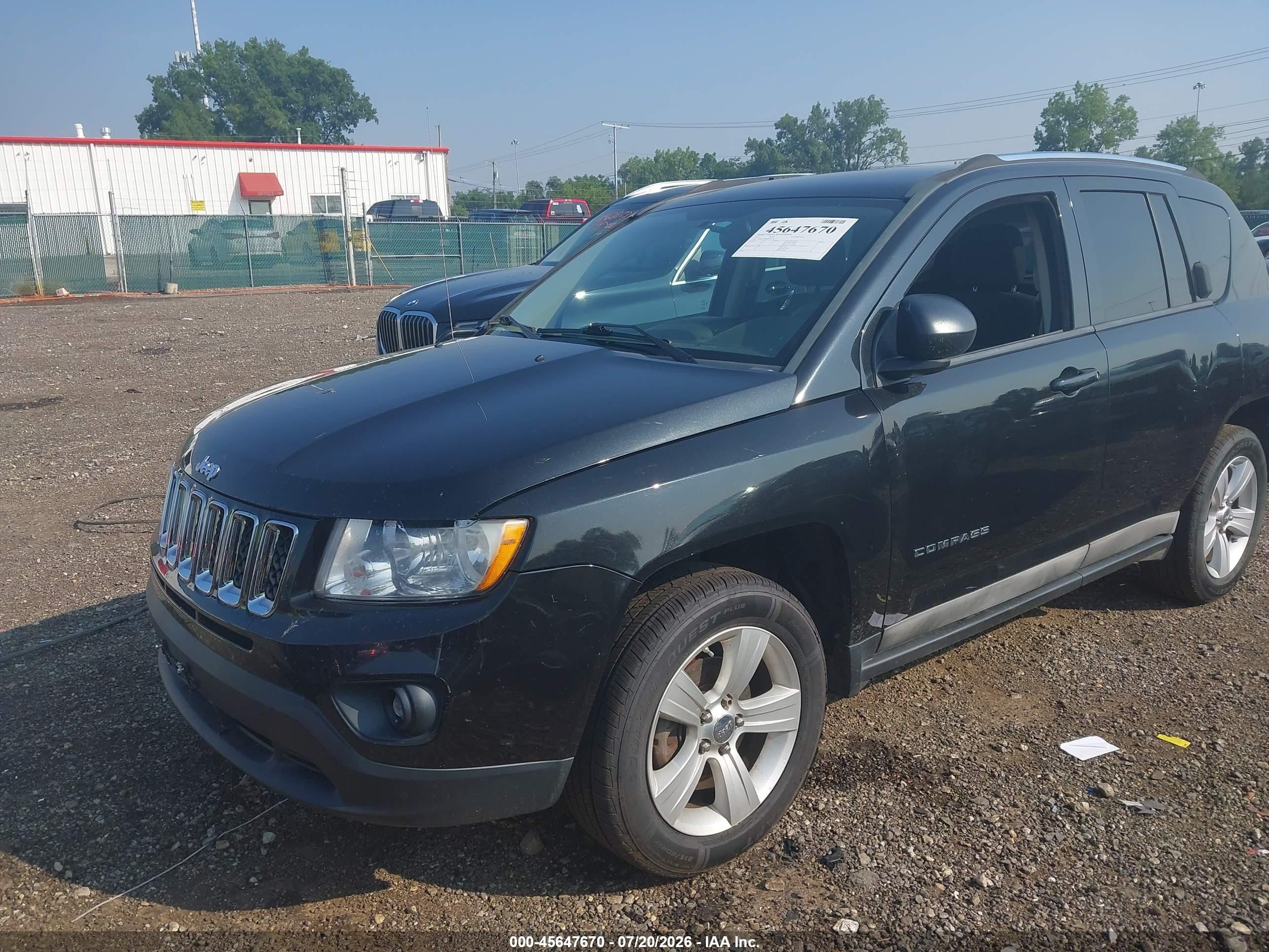2011 Jeep Compass   Black vin: 1J4NT1FB8BD138760