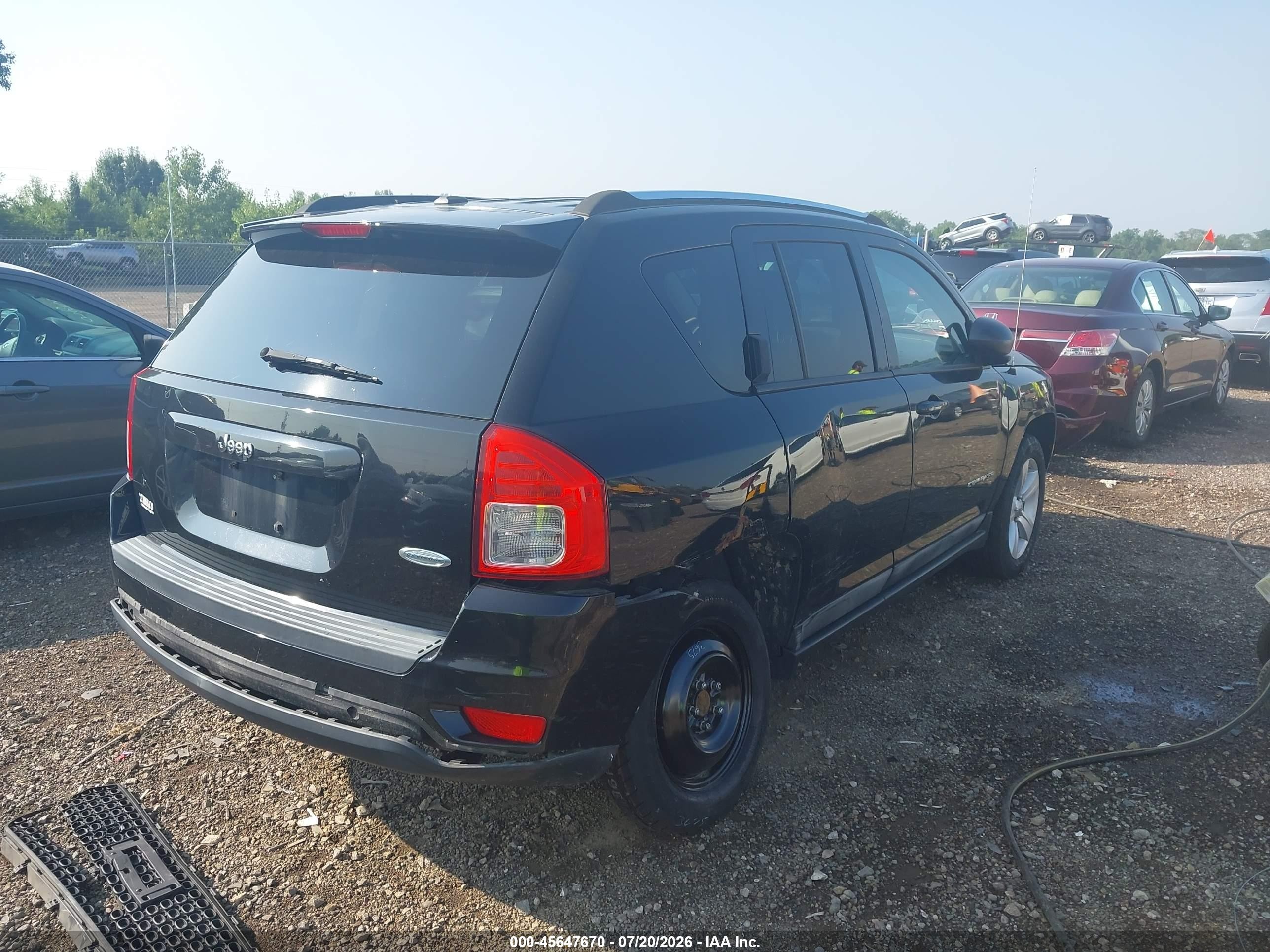 2011 Jeep Compass   Black vin: 1J4NT1FB8BD138760