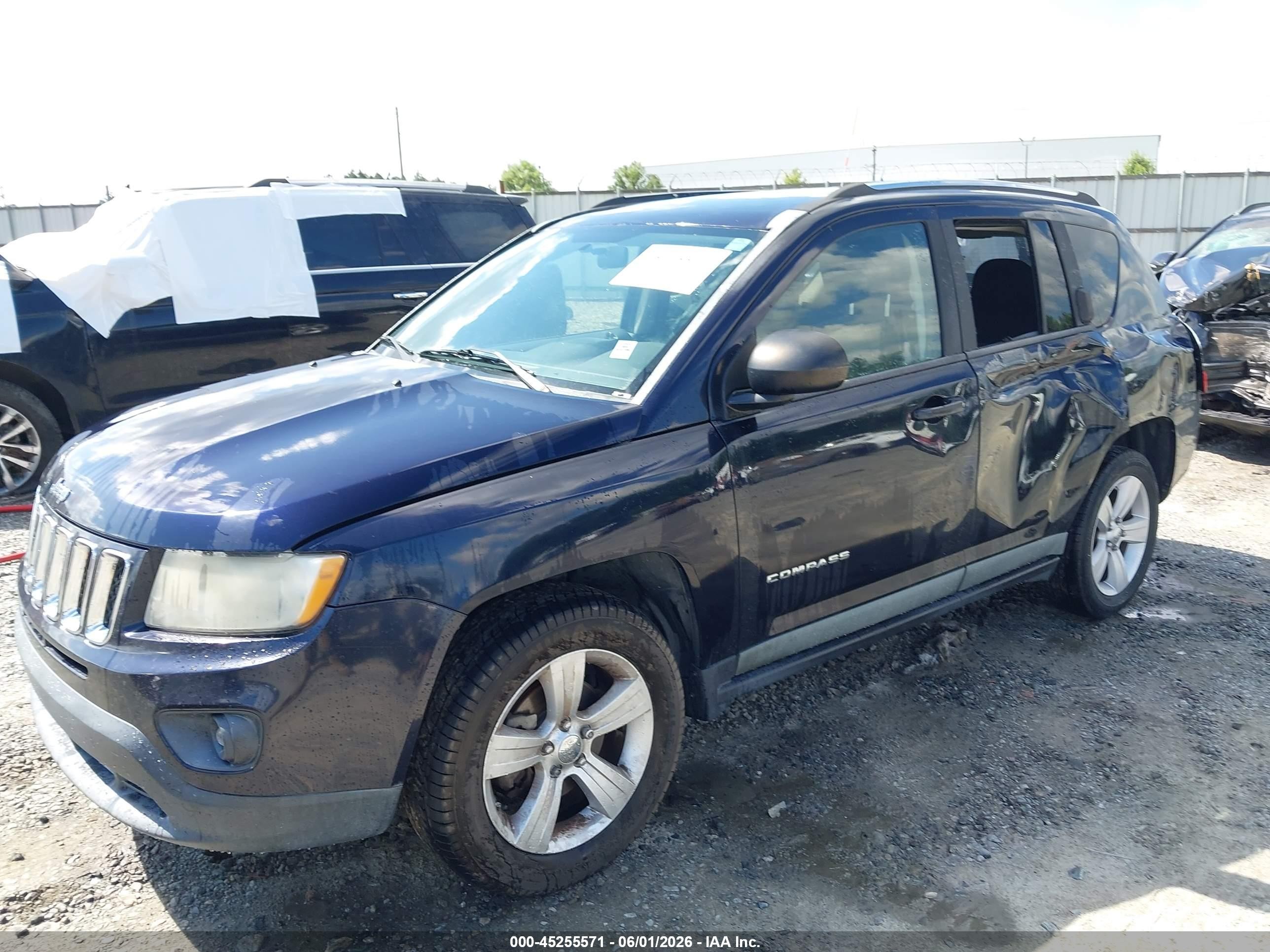 2011 Jeep Compass   Blue vin: 1J4NT1FB9BD224840