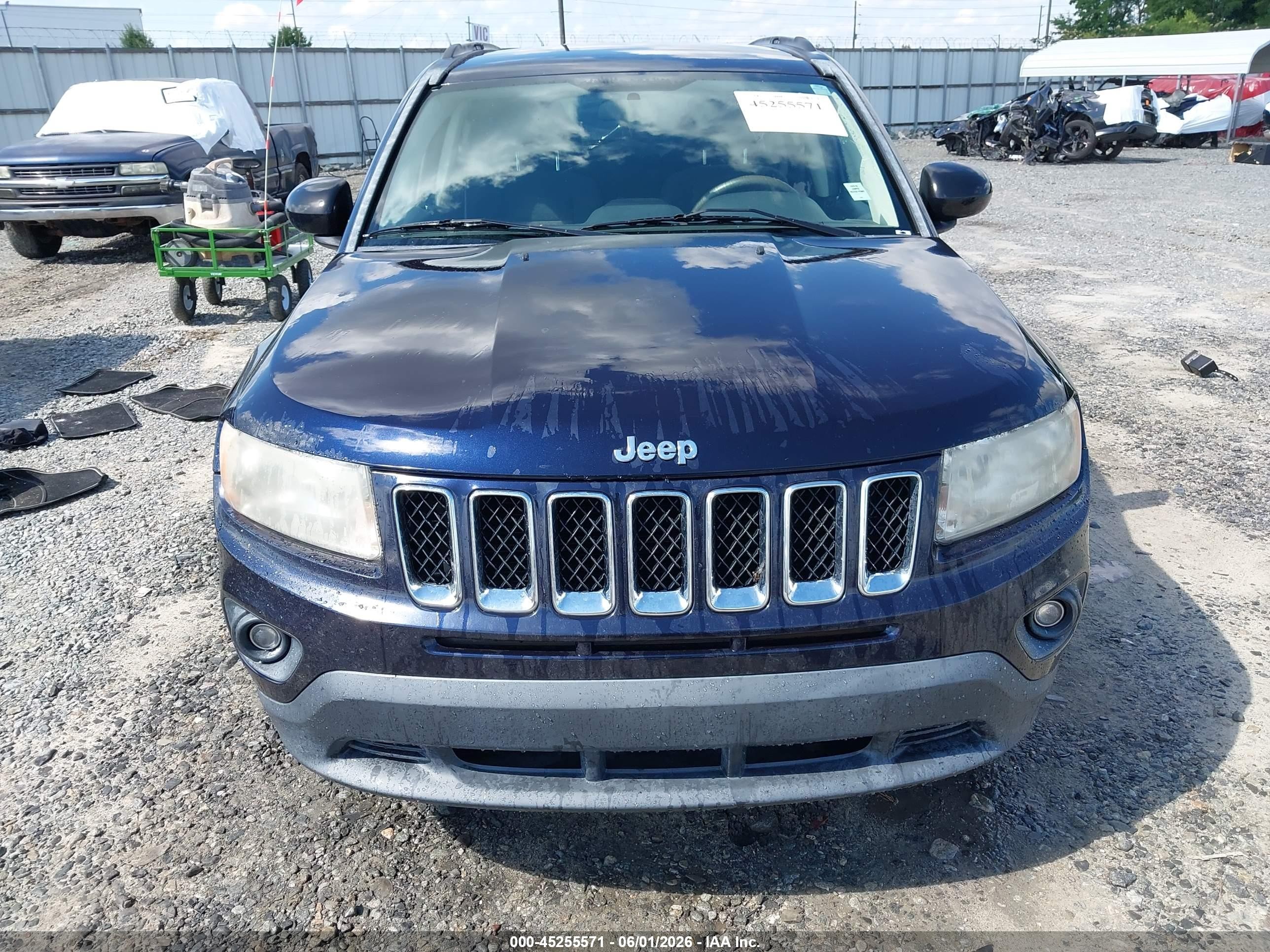 2011 Jeep Compass   Blue vin: 1J4NT1FB9BD224840