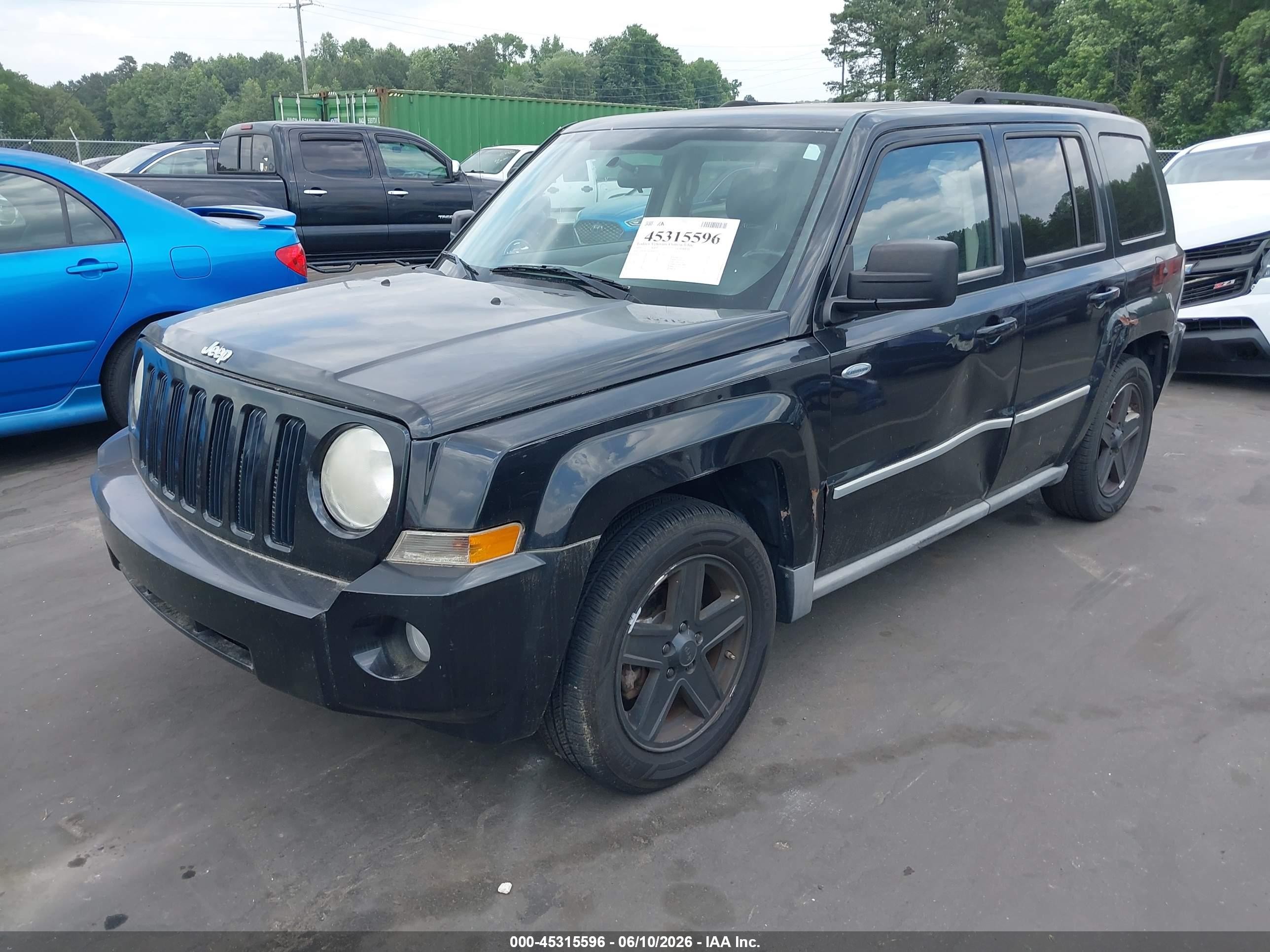 2010 Jeep Patriot Sport Black vin: 1J4NT1GA0AD666393