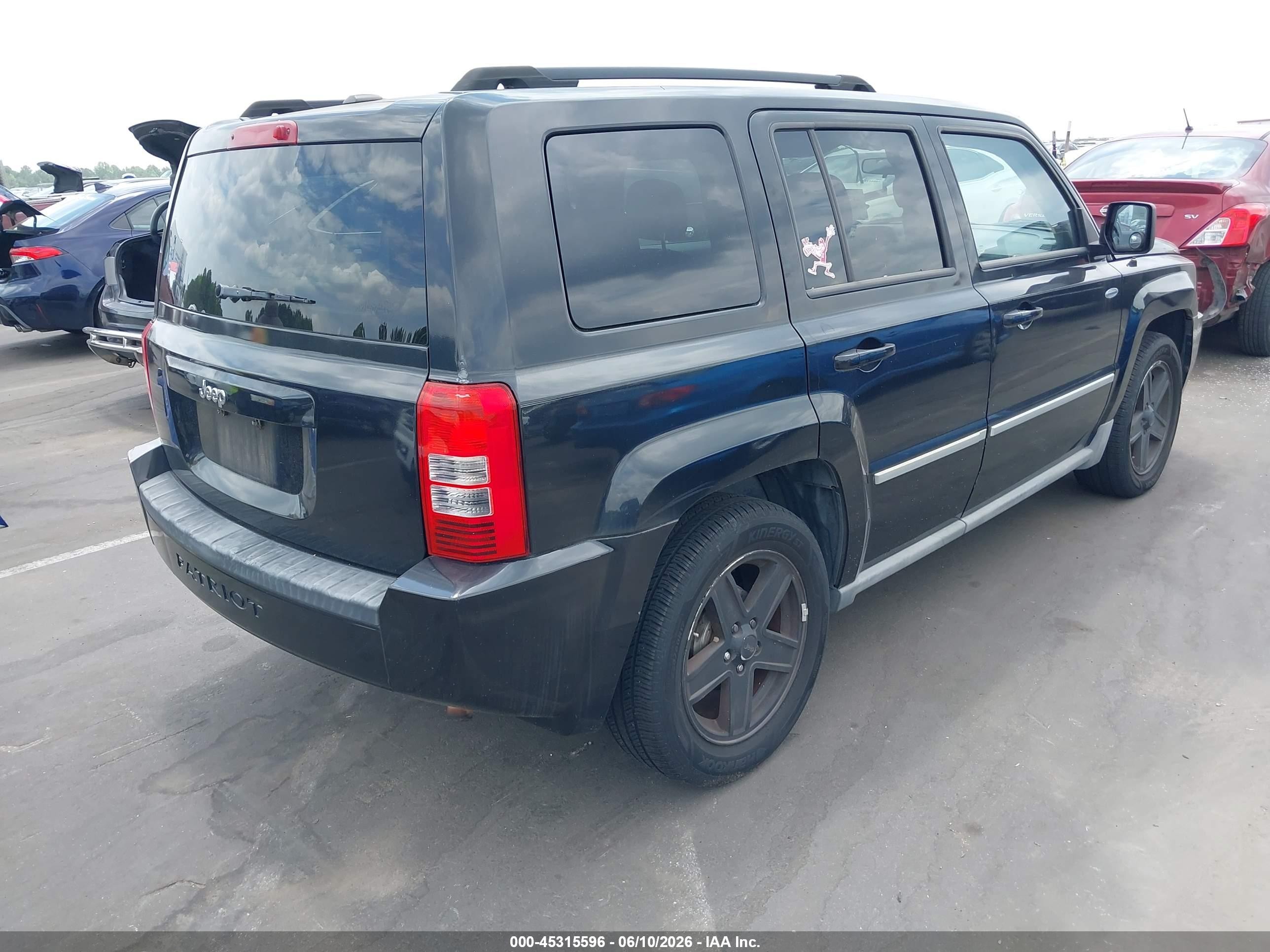 2010 Jeep Patriot Sport Black vin: 1J4NT1GA0AD666393