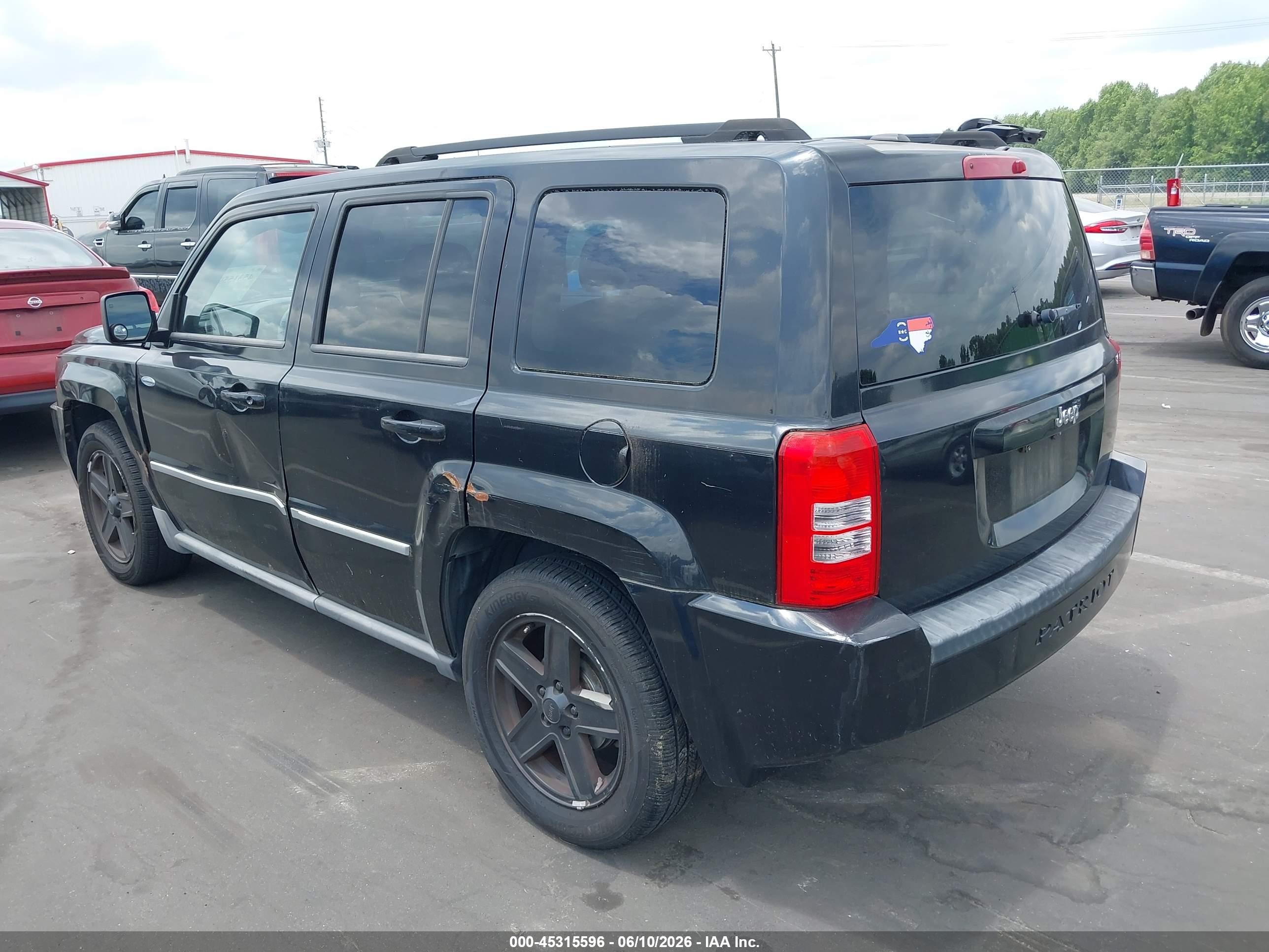 2010 Jeep Patriot Sport Black vin: 1J4NT1GA0AD666393