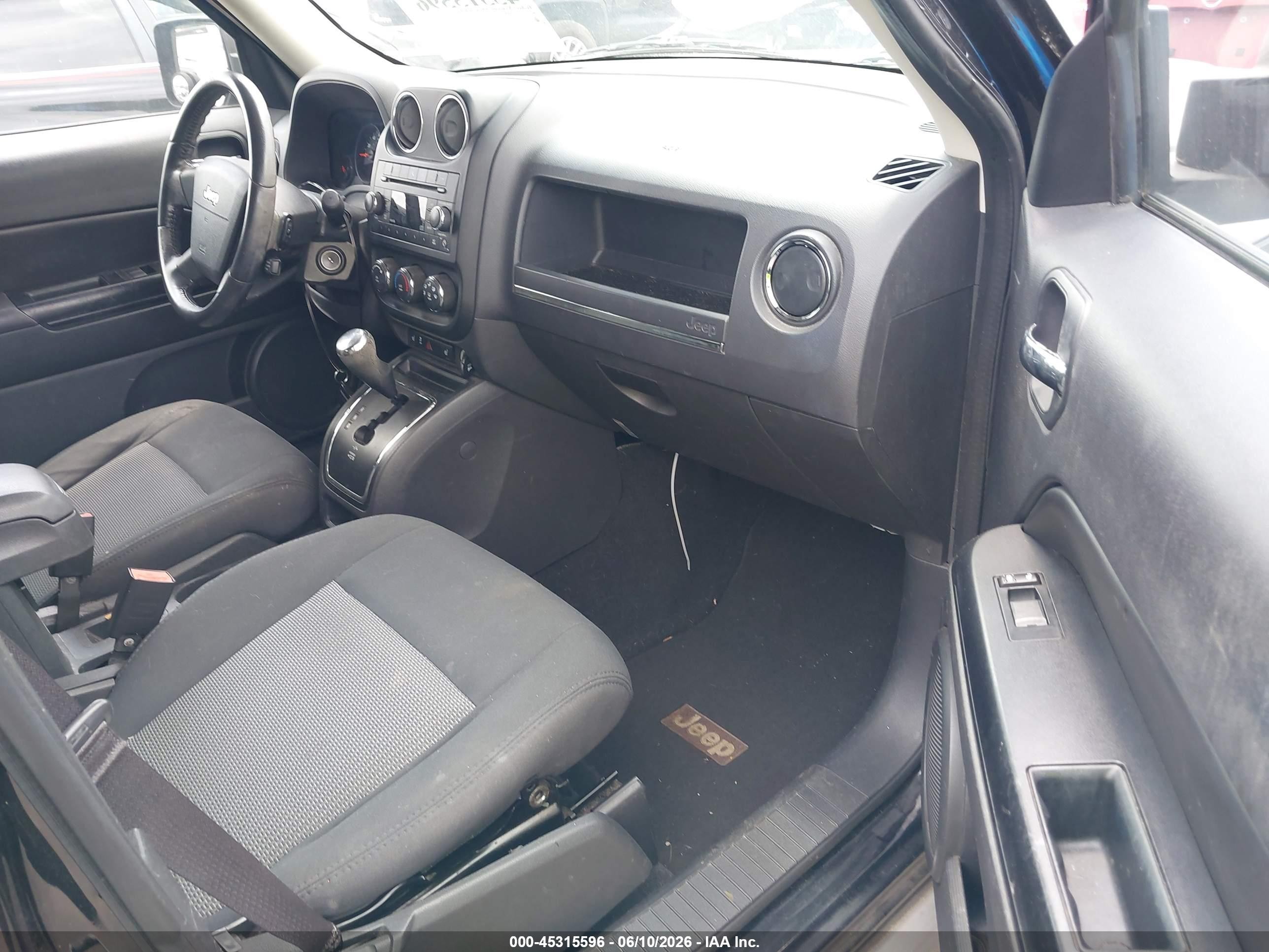 2010 Jeep Patriot Sport Black vin: 1J4NT1GA0AD666393