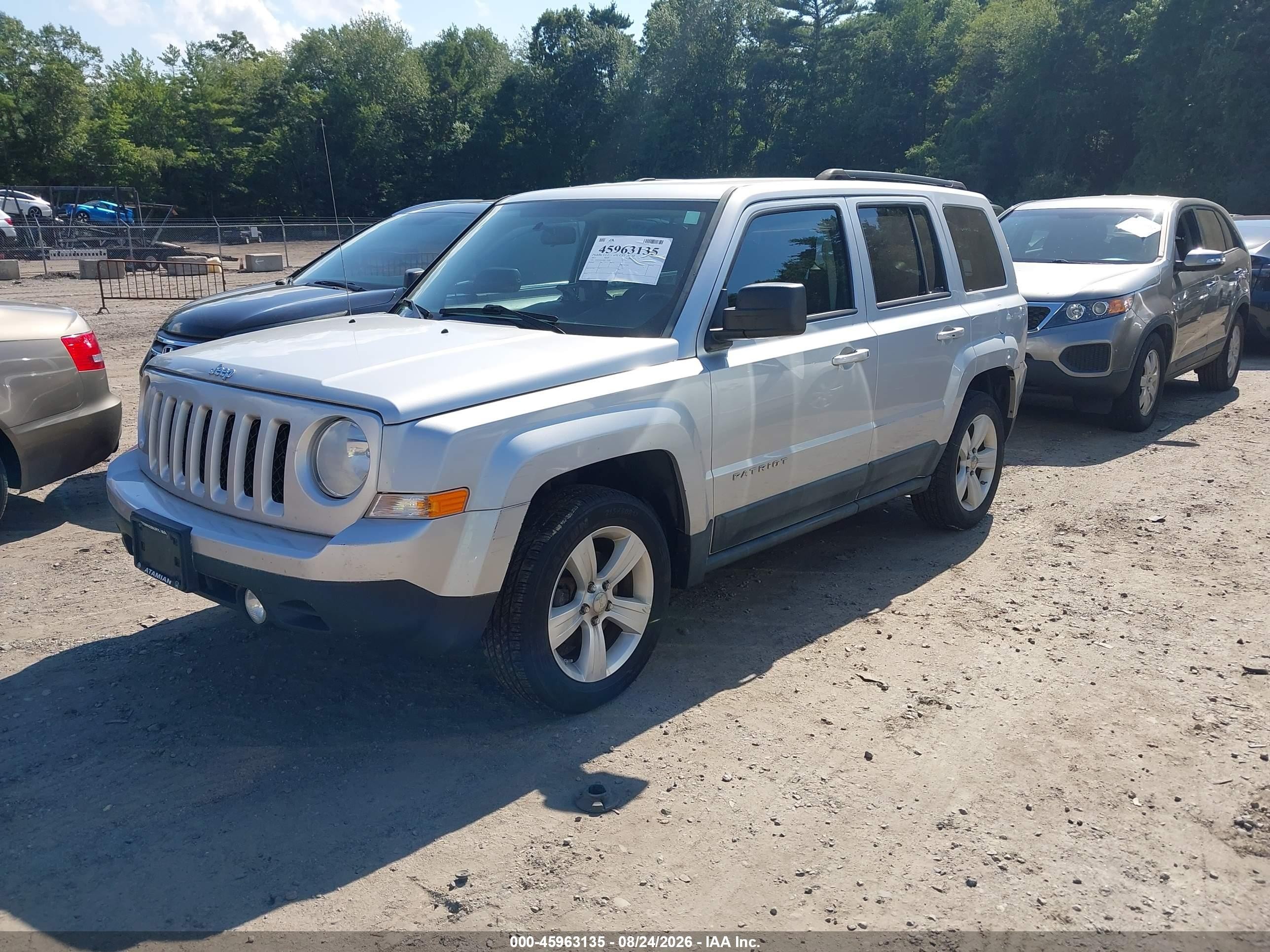 2011 Jeep Patriot Sport Серебряный vin: 1J4NT1GA1BD132336