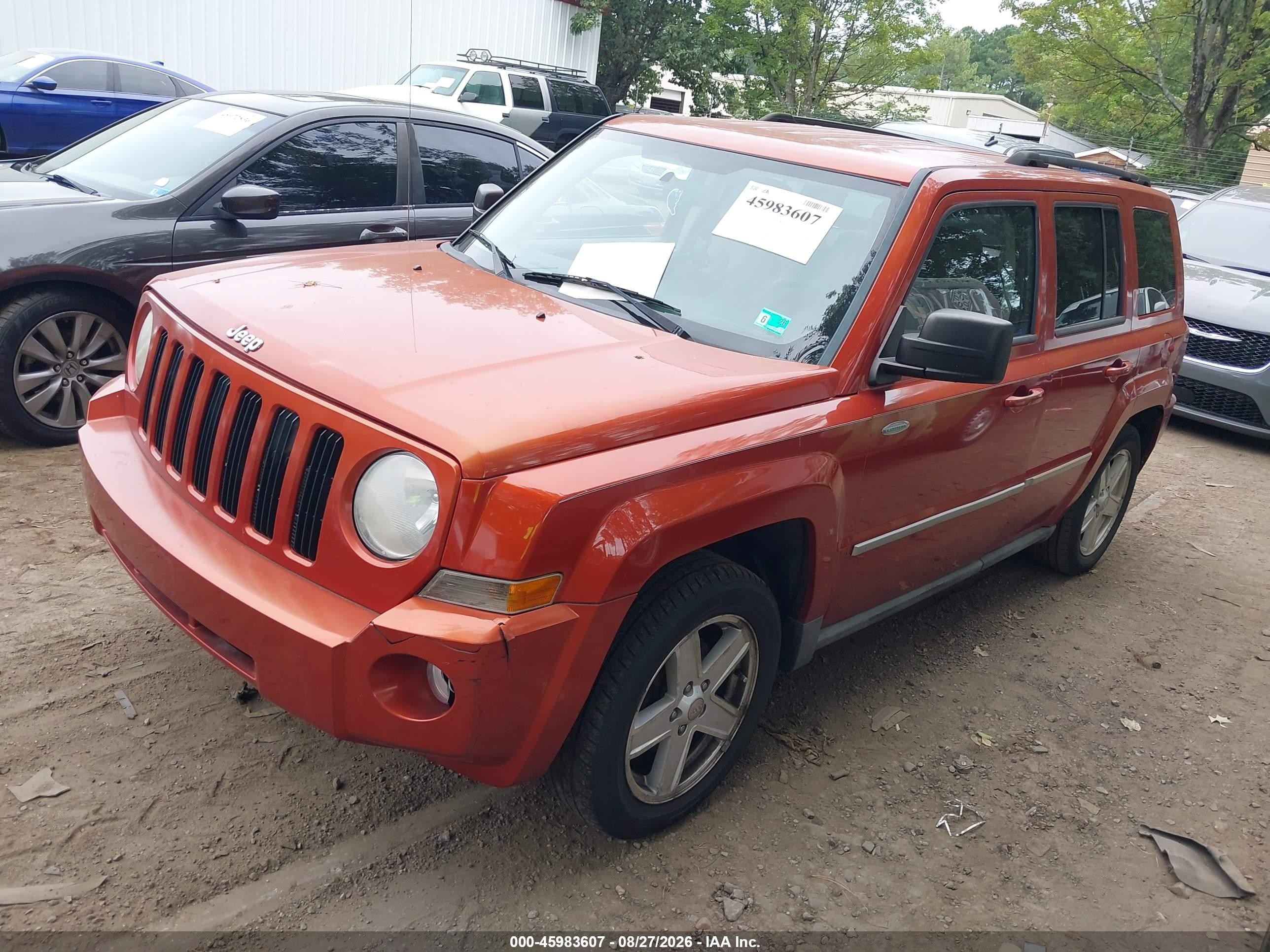 2010 Jeep Patriot Sport Orange vin: 1J4NT1GA2AD621858