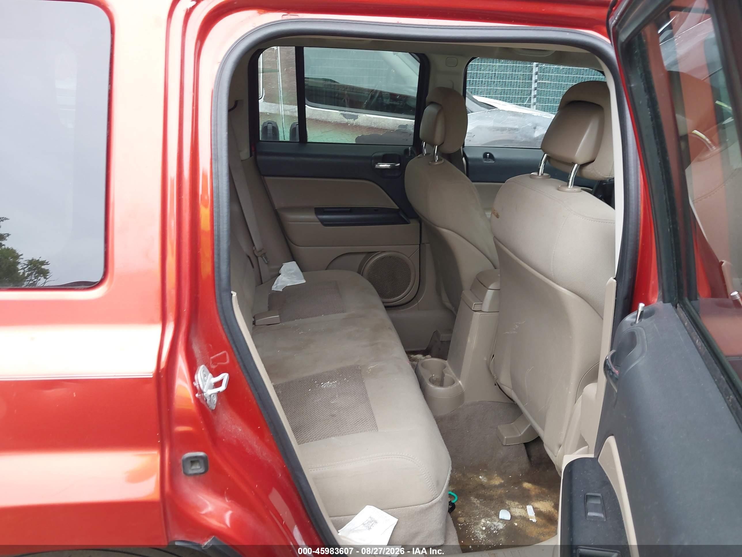 2010 Jeep Patriot Sport Orange vin: 1J4NT1GA2AD621858