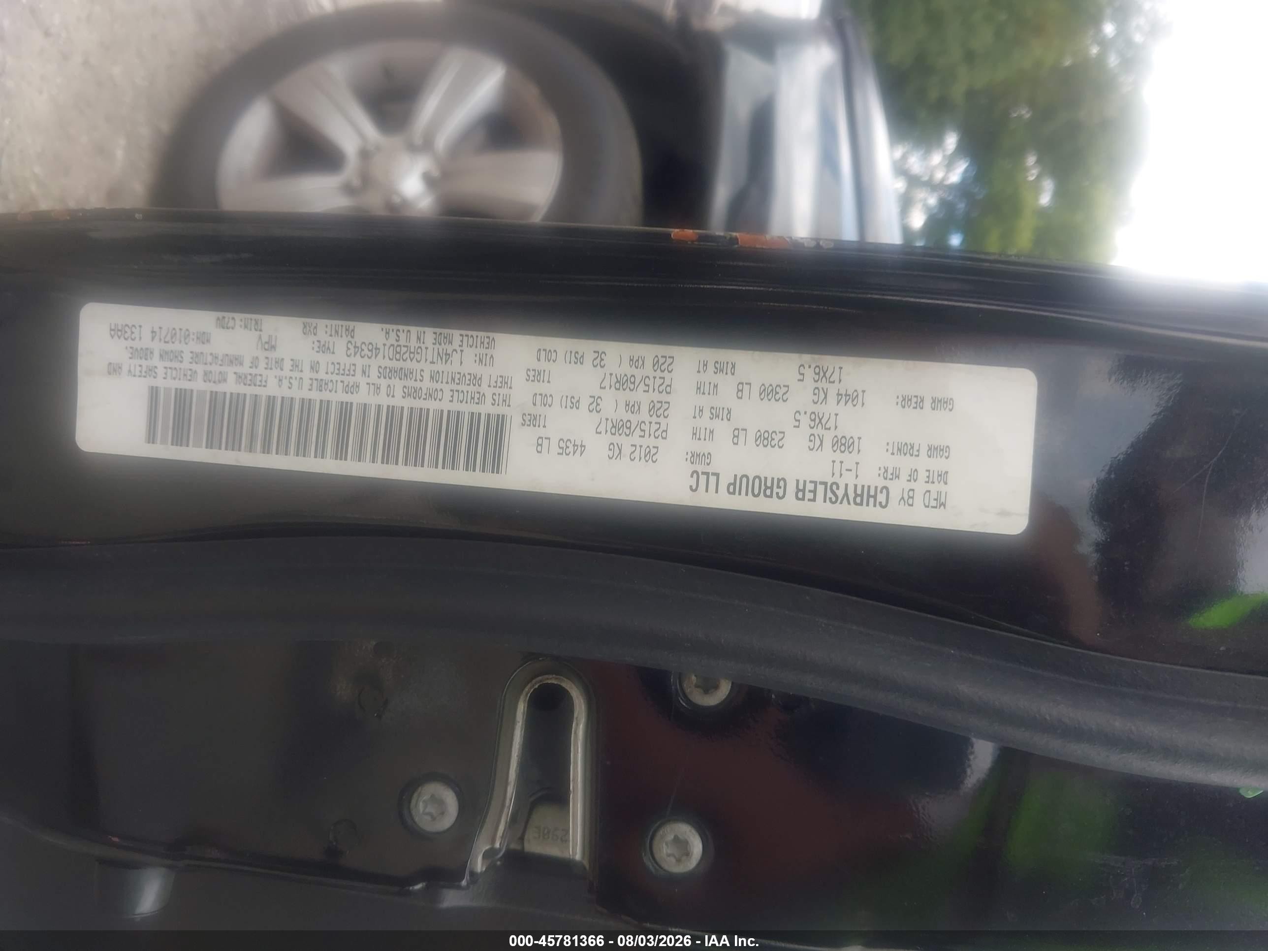 2011 Jeep Patriot Sport Black vin: 1J4NT1GA2BD146343