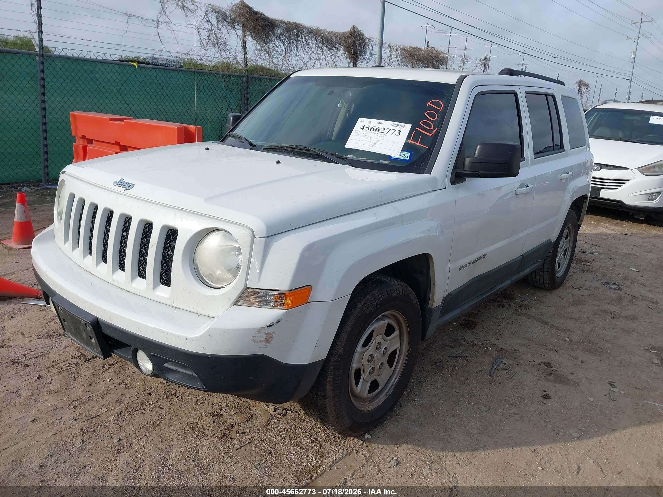 2011 Jeep Patriot Sport White vin: 1J4NT1GA2BD178290