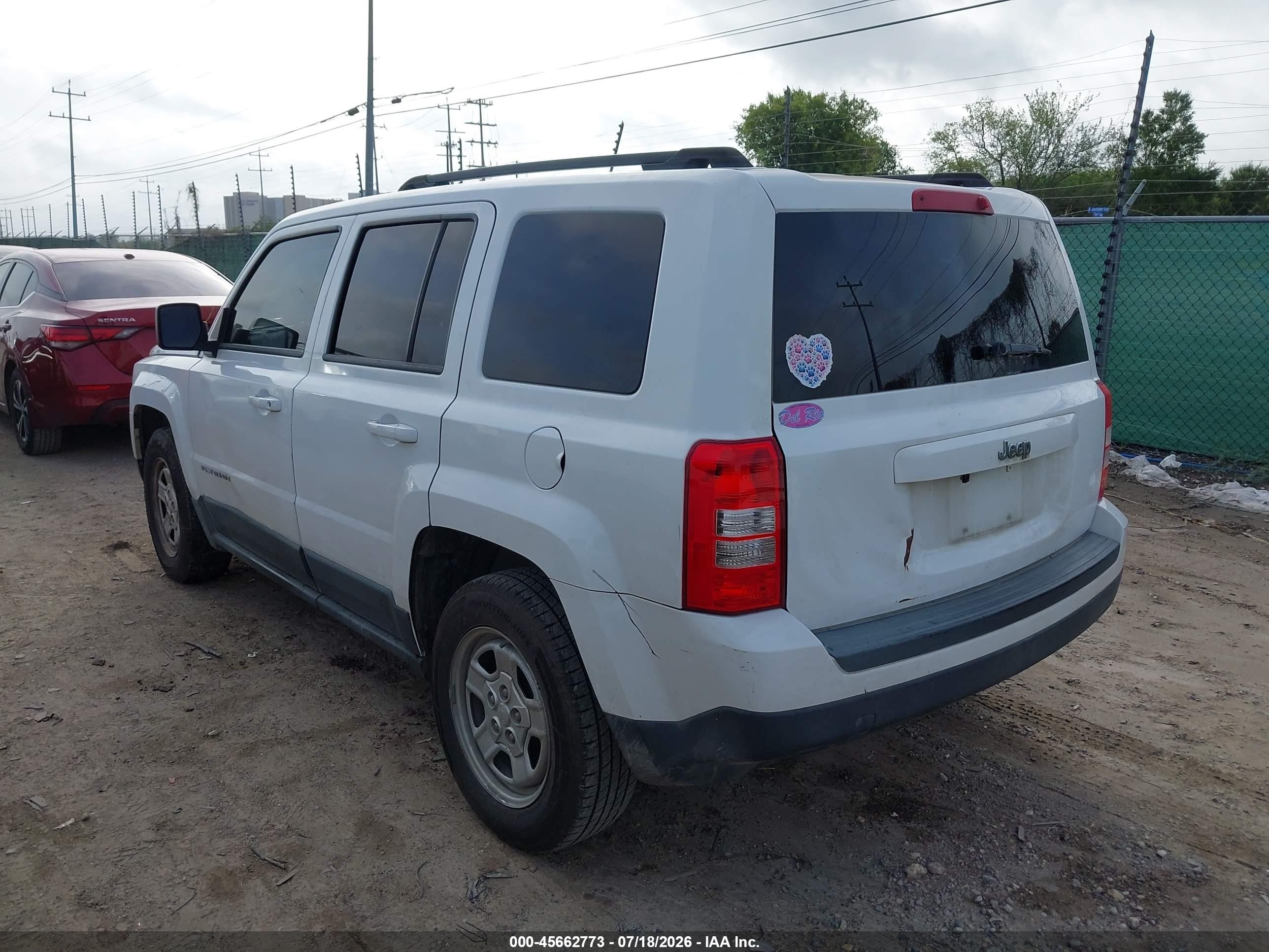 2011 Jeep Patriot Sport White vin: 1J4NT1GA2BD178290