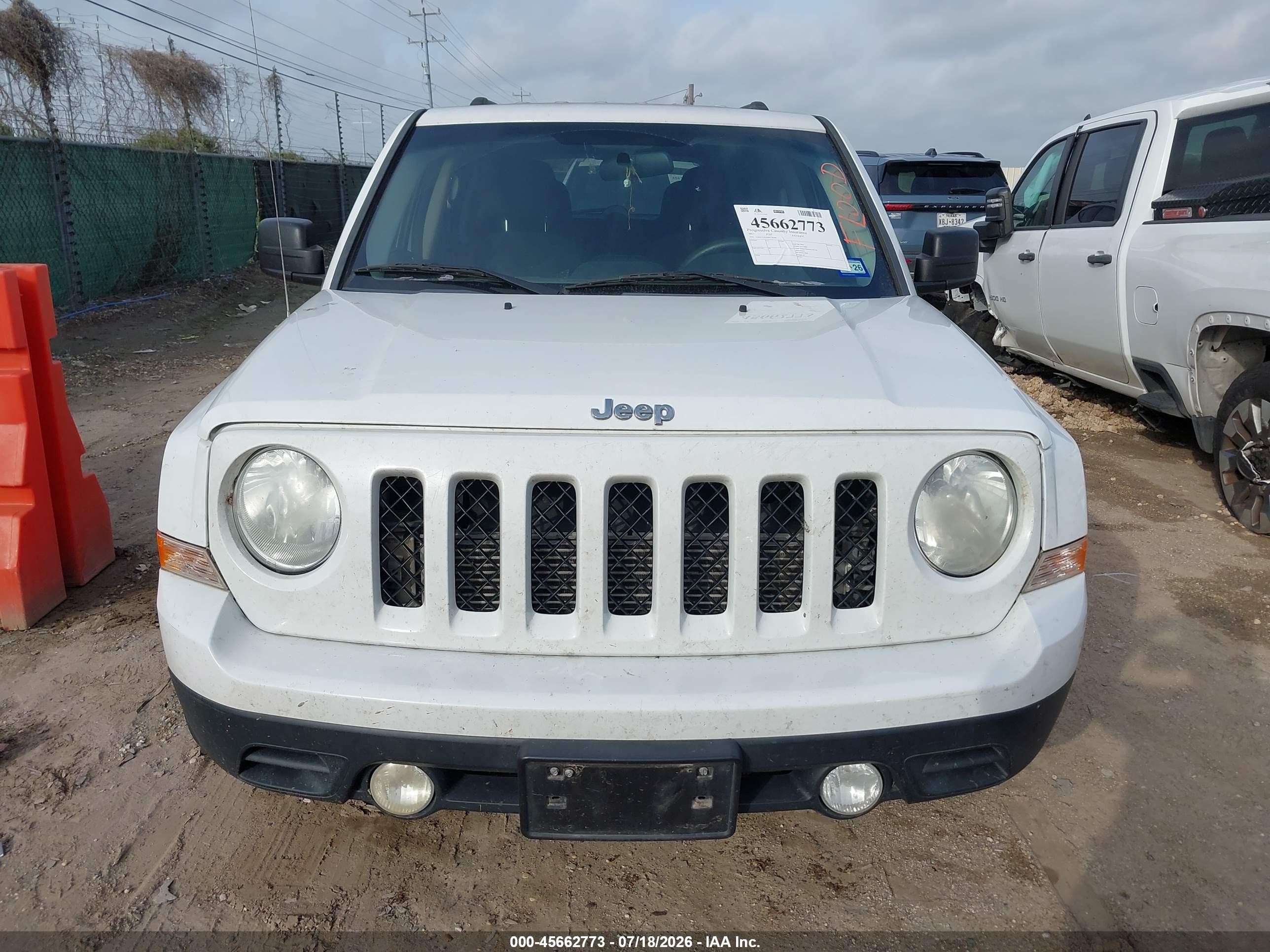 2011 Jeep Patriot Sport White vin: 1J4NT1GA2BD178290