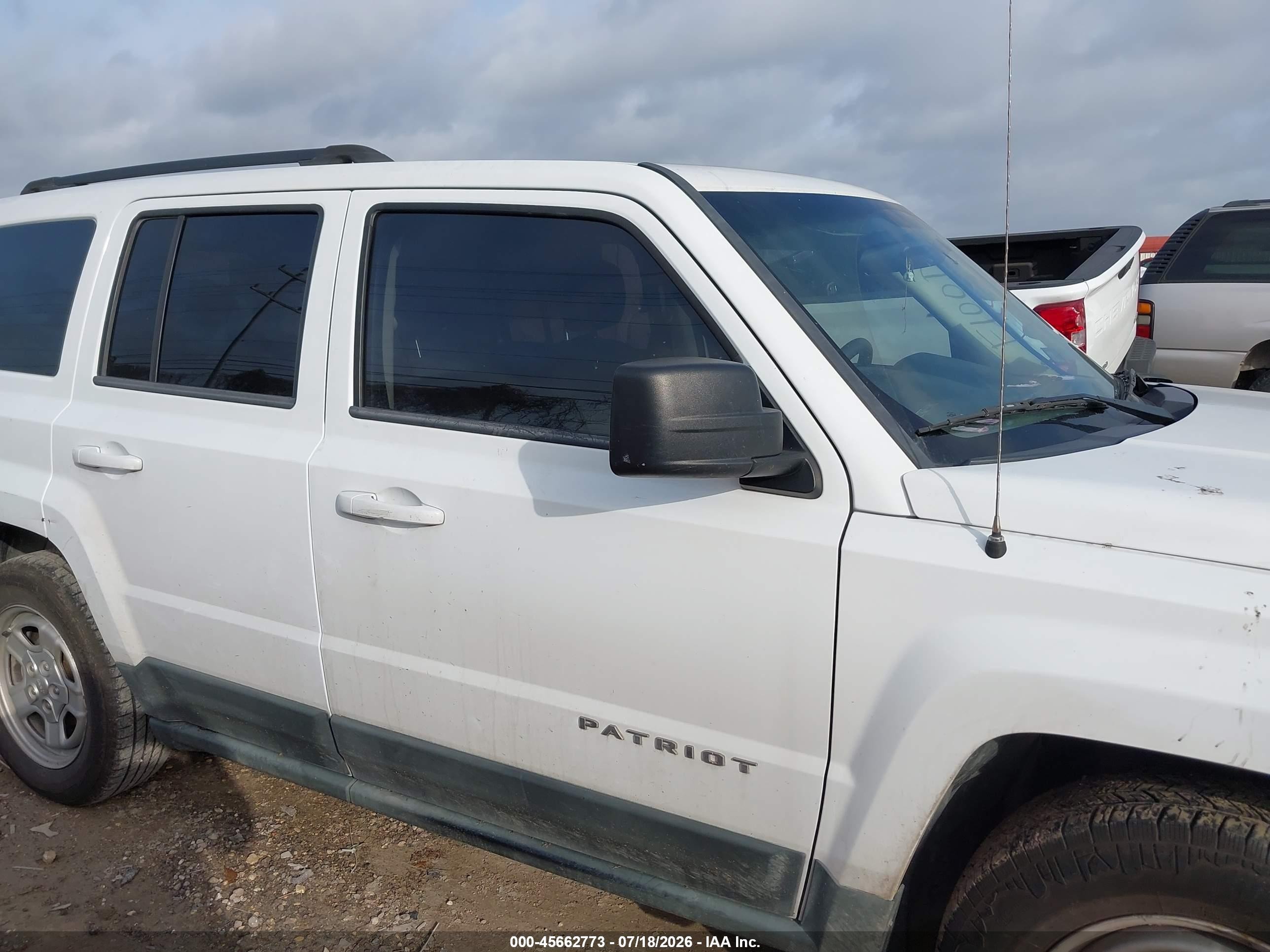 2011 Jeep Patriot Sport White vin: 1J4NT1GA2BD178290
