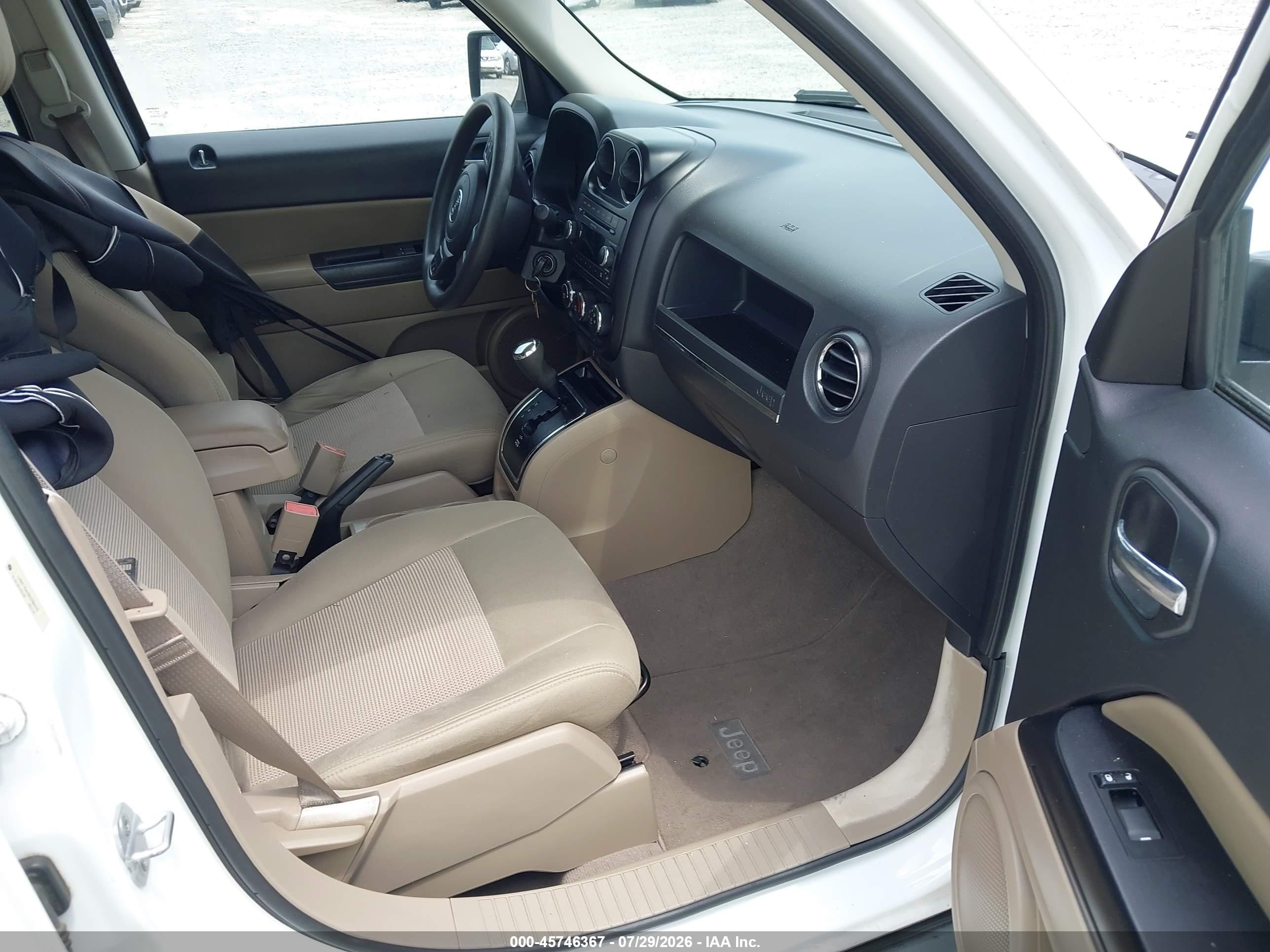 2011 Jeep Patriot Sport White vin: 1J4NT1GA2BD285372