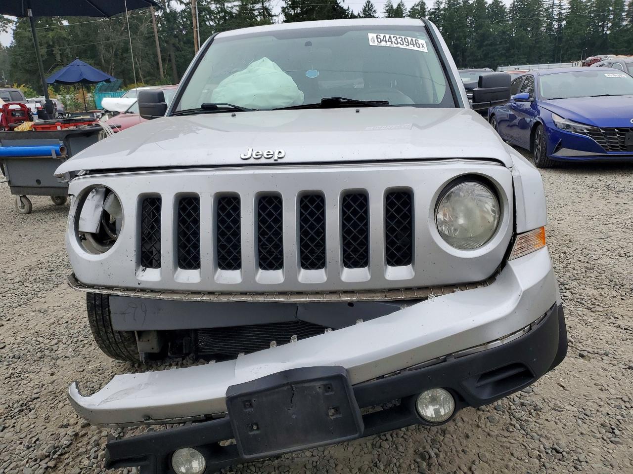 2011 Jeep Patriot Sport Silver vin: 1J4NT1GA3BD115750