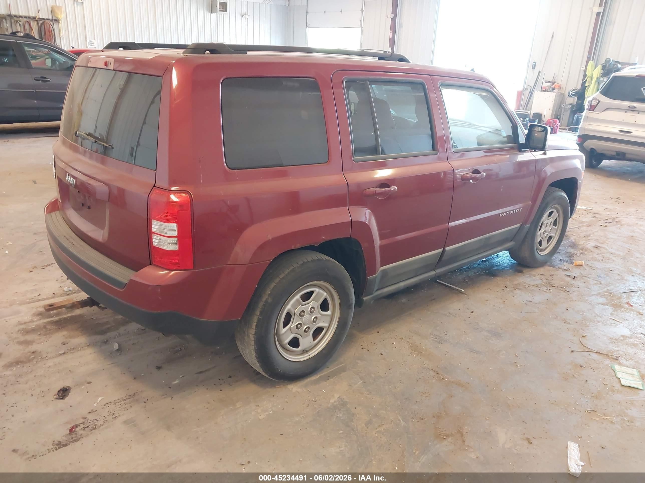 2011 Jeep Patriot Sport Red vin: 1J4NT1GA3BD129440