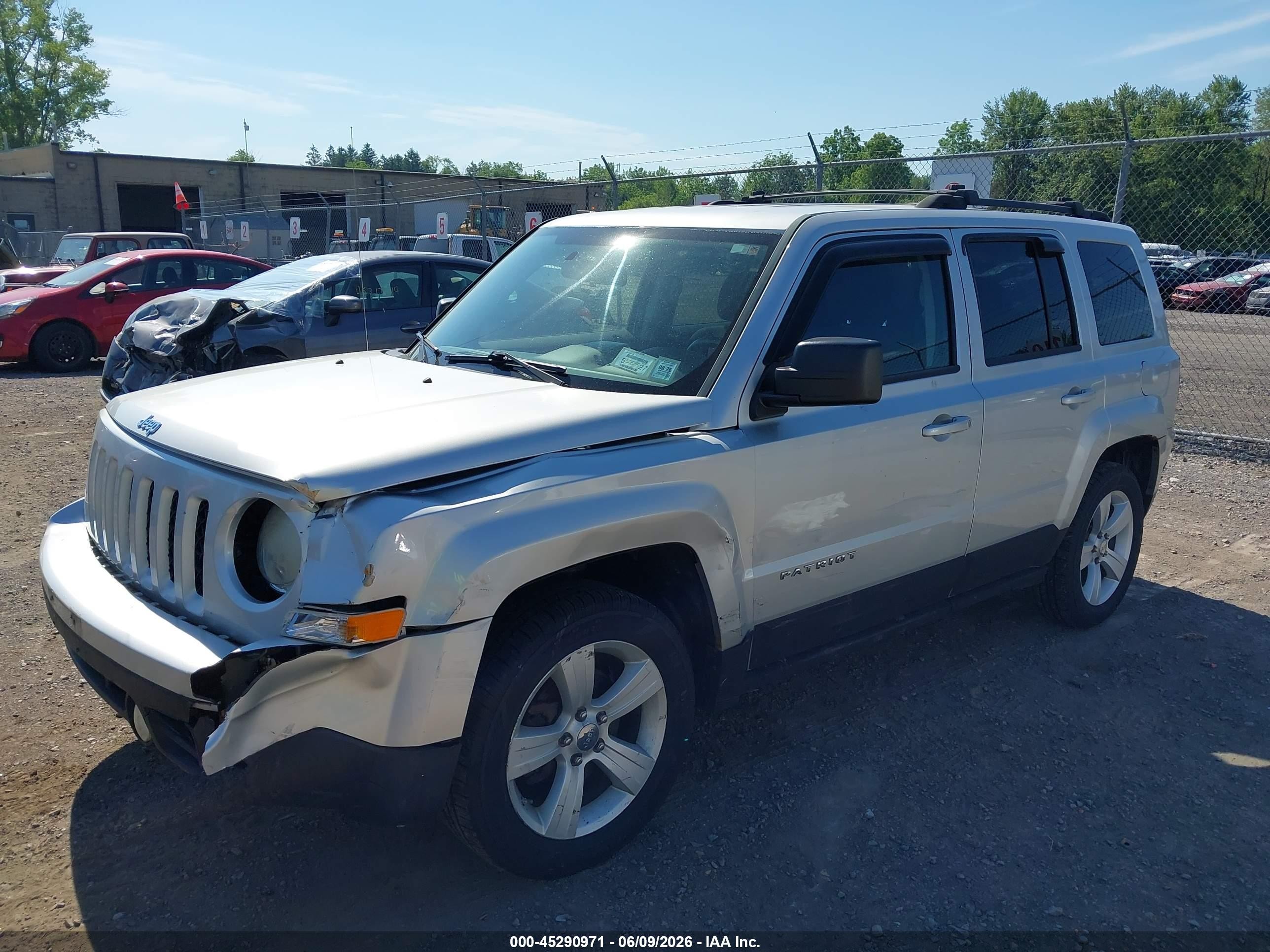 2011 Jeep Patriot Sport Silver vin: 1J4NT1GA4BD124893