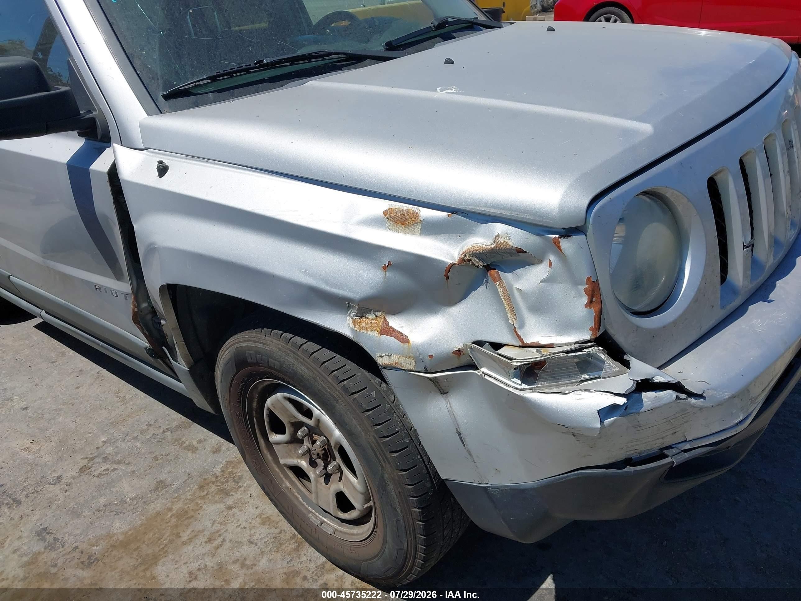 2011 Jeep Patriot Sport Silver vin: 1J4NT1GA4BD155951