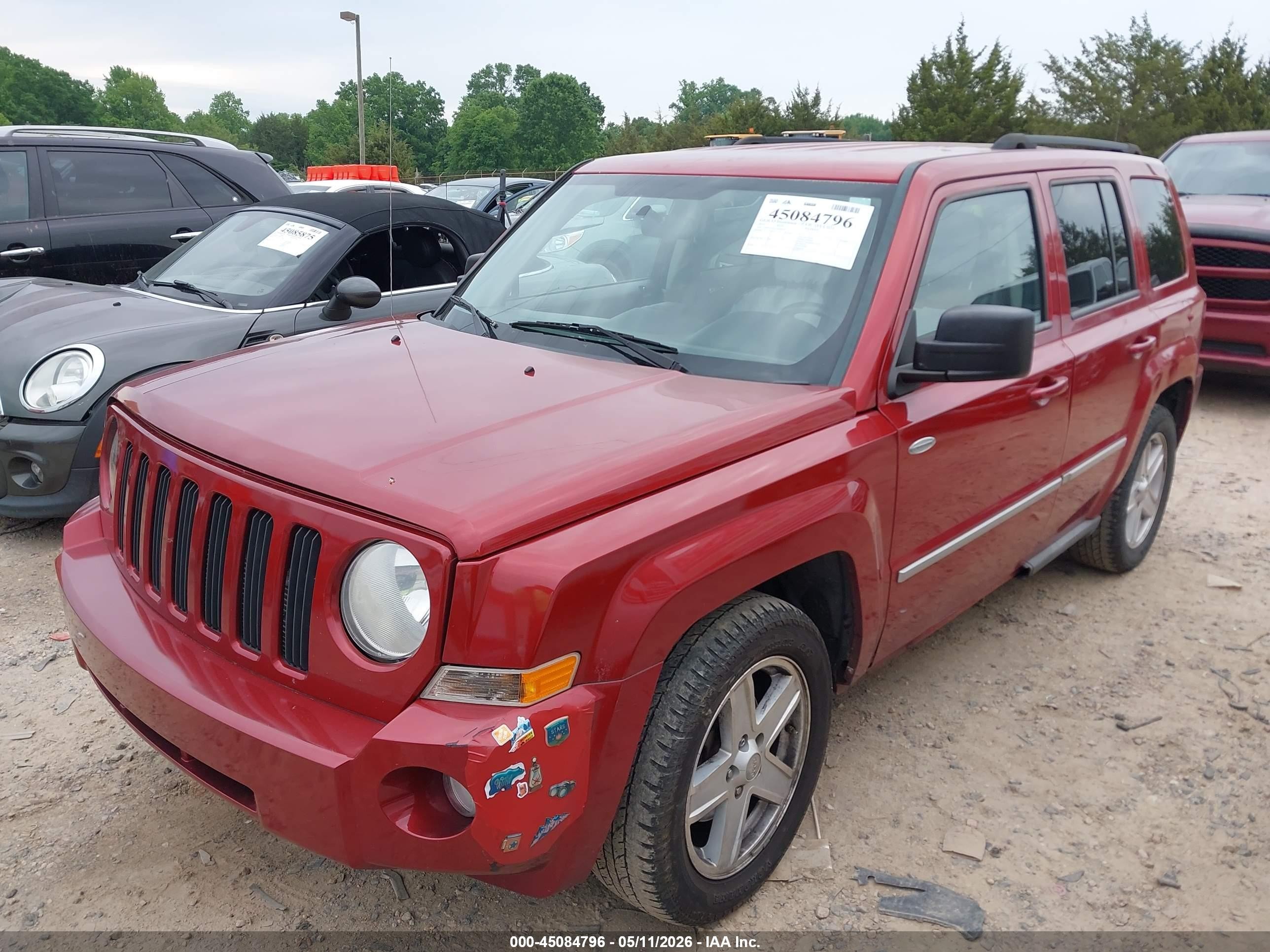 2010 Jeep Patriot Sport Red vin: 1J4NT1GA5AD666454