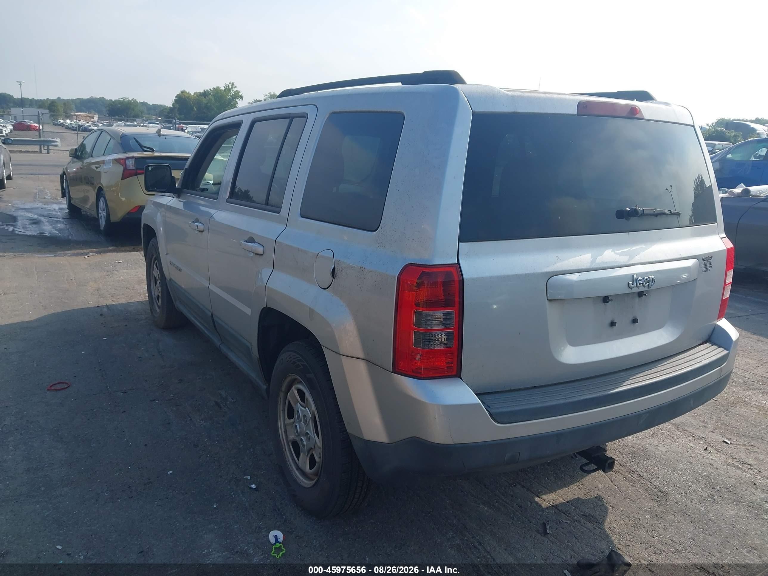 2011 Jeep Patriot Sport Silver vin: 1J4NT1GA5BD178283