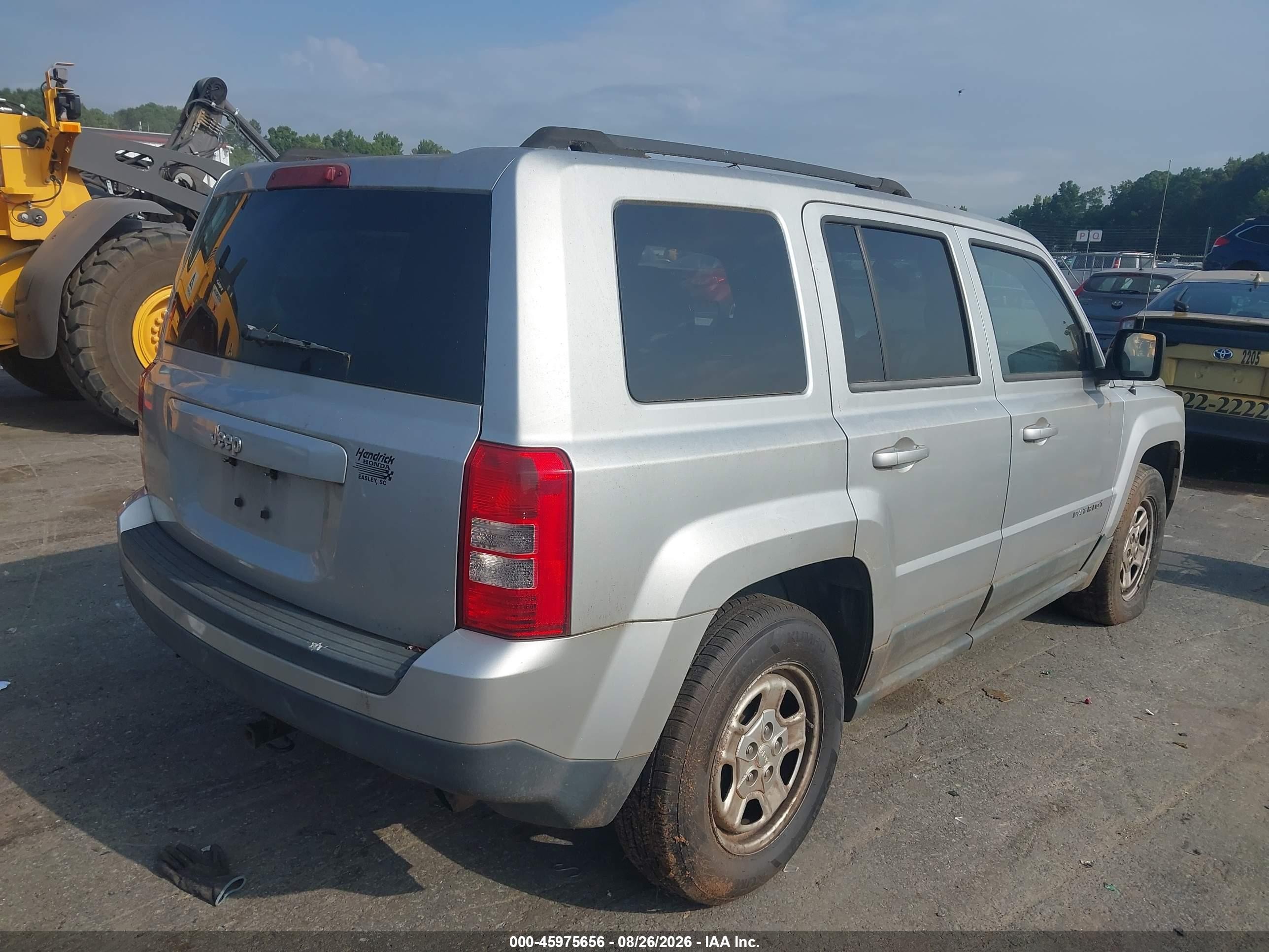 2011 Jeep Patriot Sport Silver vin: 1J4NT1GA5BD178283
