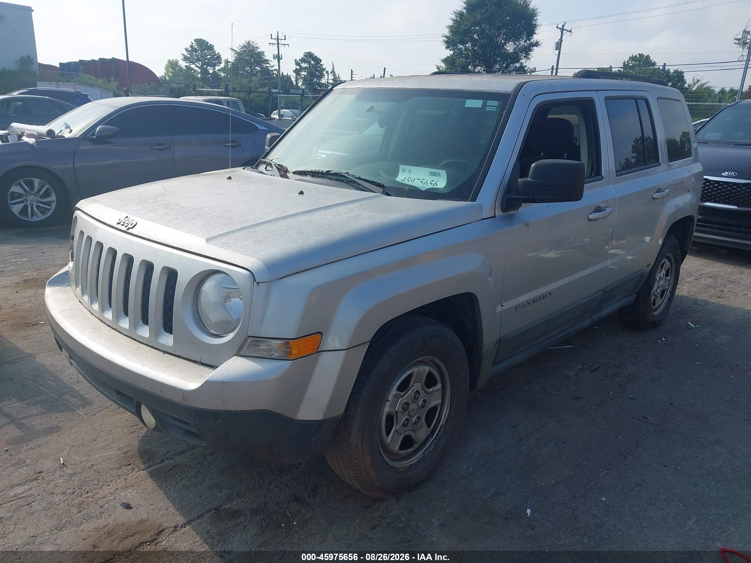 2011 Jeep Patriot Sport Silver vin: 1J4NT1GA5BD178283