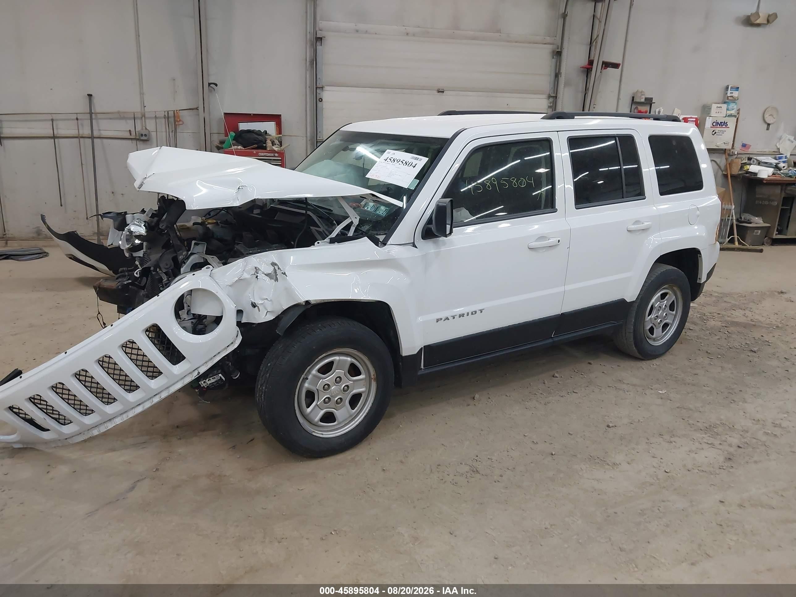 2011 Jeep Patriot Sport Белый vin: 1J4NT1GA5BD180924