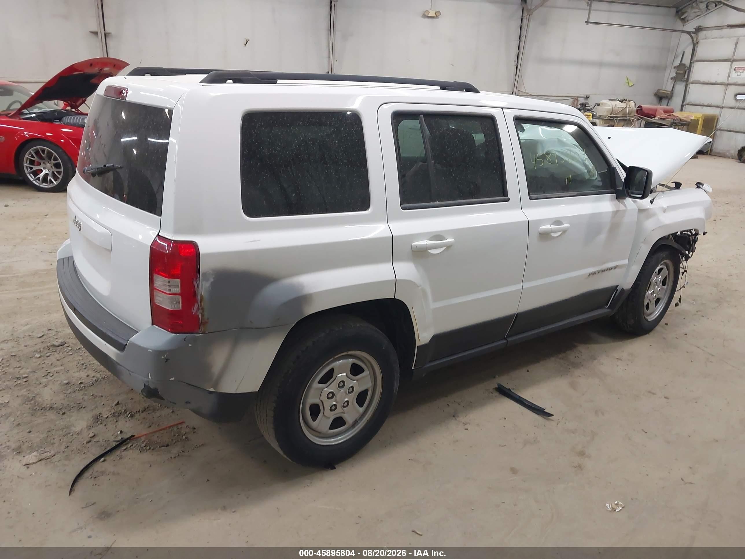 2011 Jeep Patriot Sport Белый vin: 1J4NT1GA5BD180924