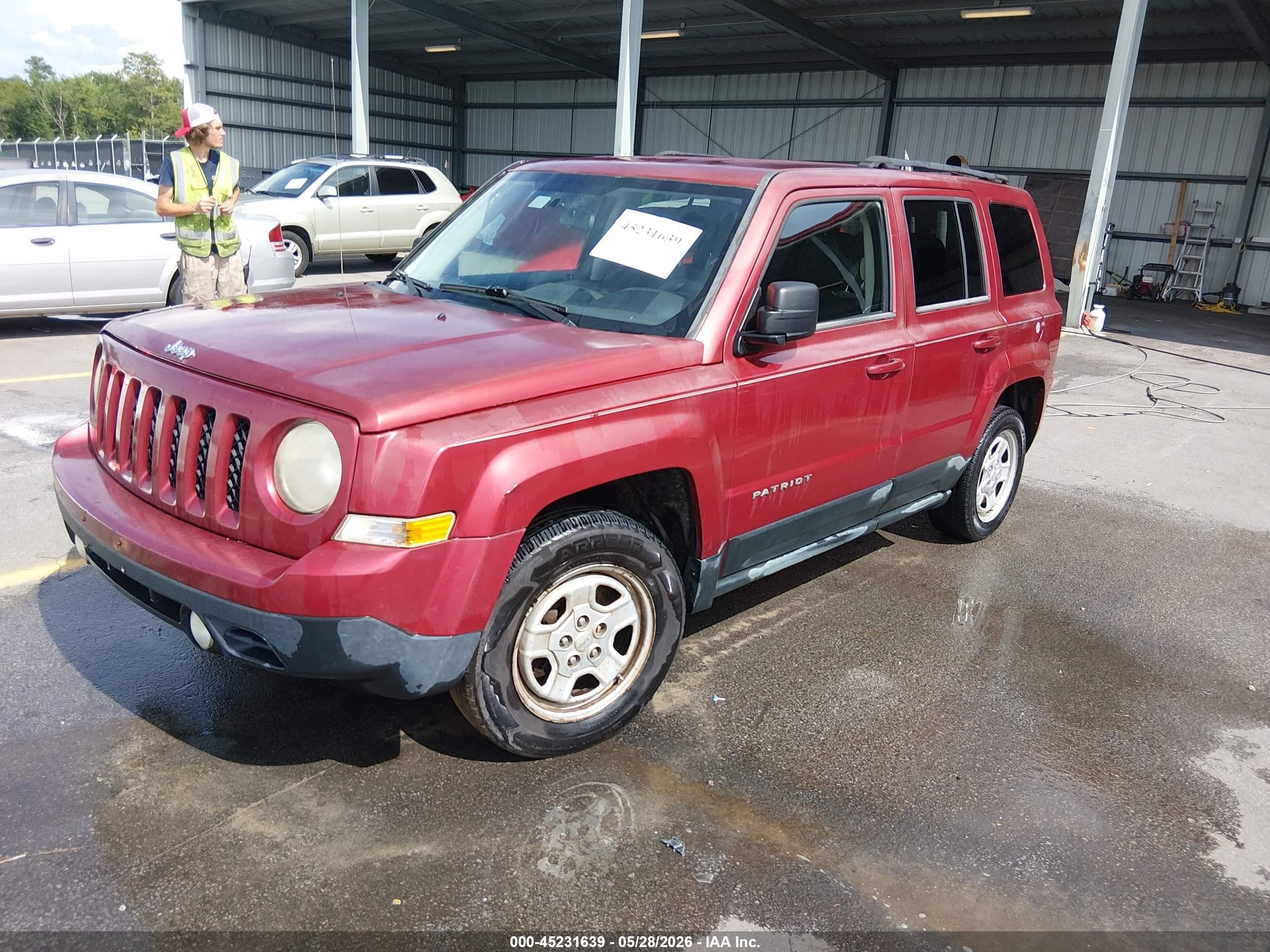 2011 Jeep Patriot Sport Red vin: 1J4NT1GA5BD203456