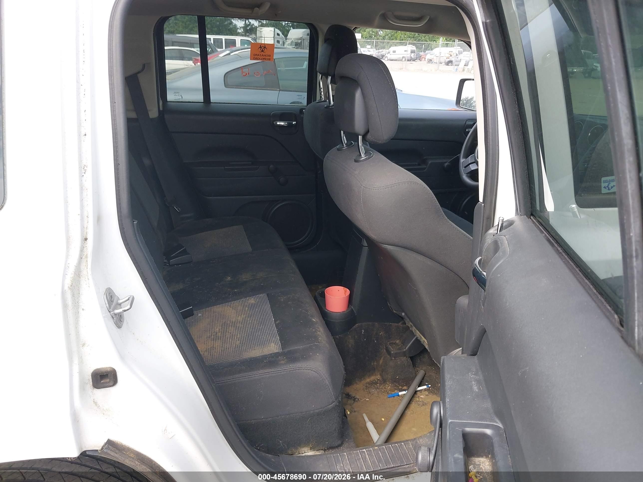 2011 Jeep Patriot Sport White vin: 1J4NT1GA5BD289237
