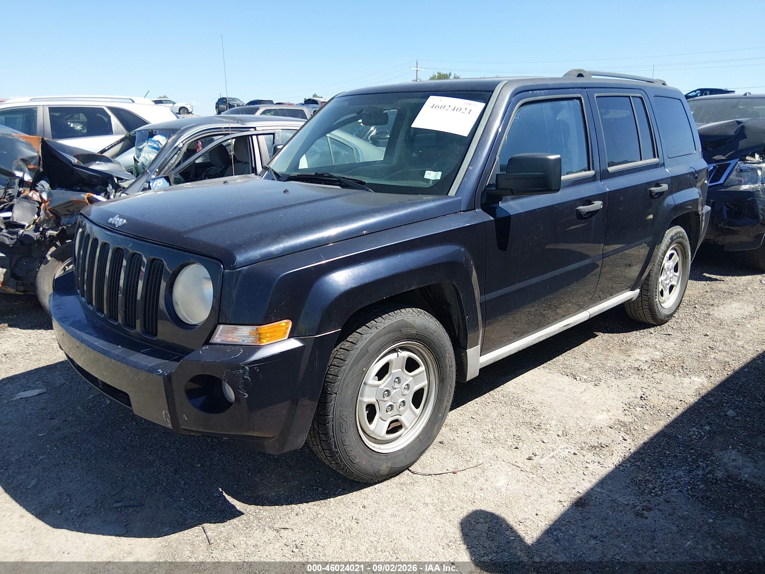 2010 Jeep Patriot Sport Navy vin: 1J4NT1GA6AD654295