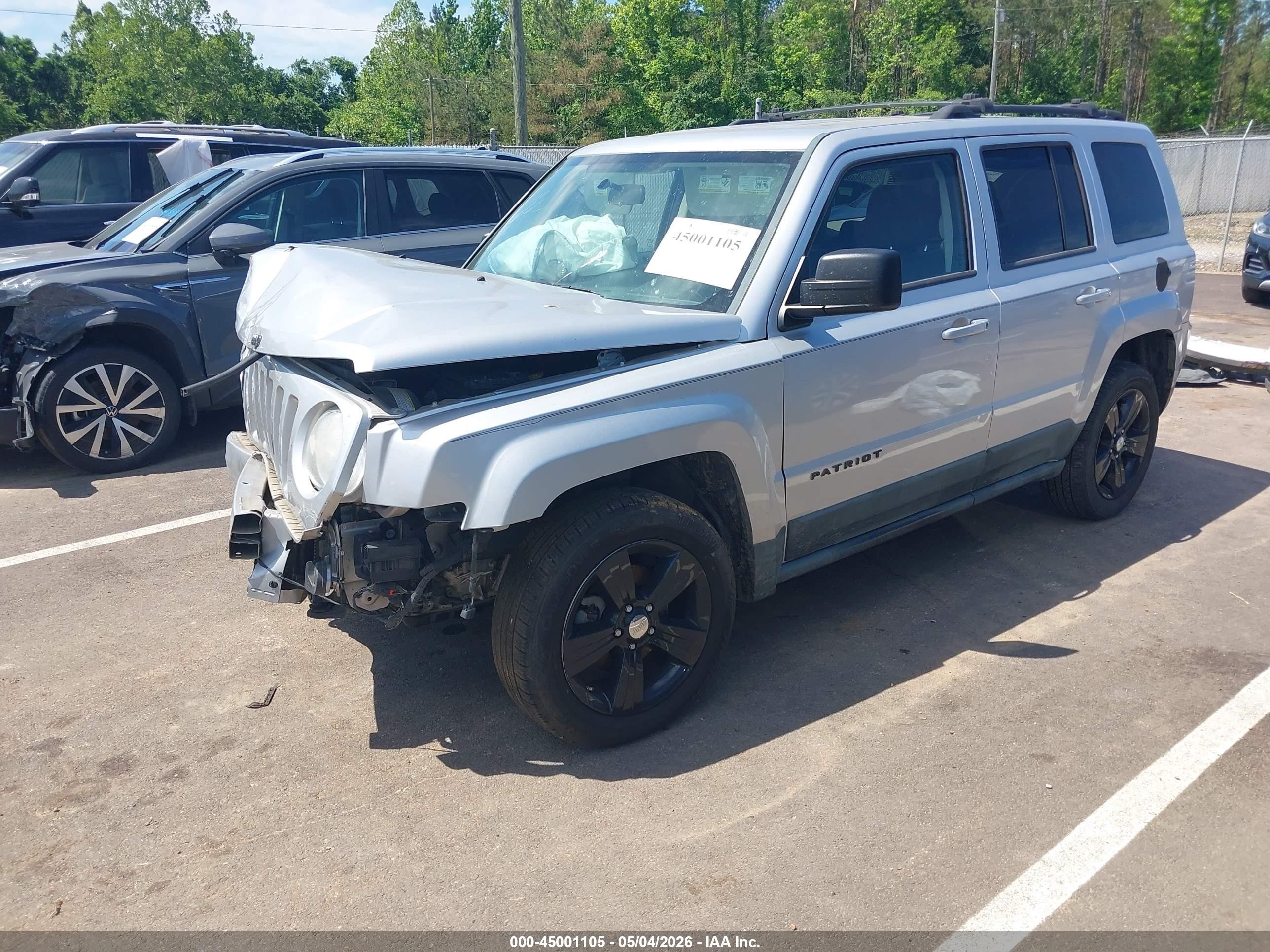 2011 Jeep Patriot Sport Silver vin: 1J4NT1GA6BD132428