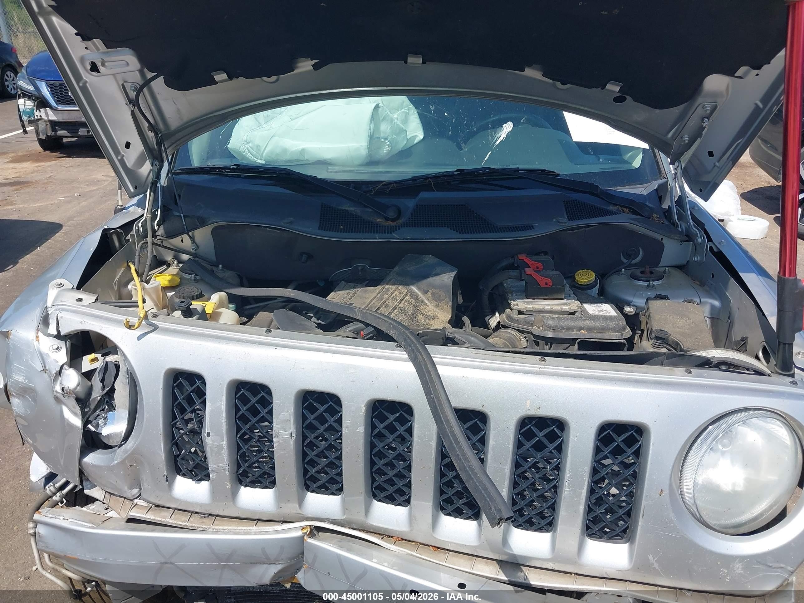 2011 Jeep Patriot Sport Silver vin: 1J4NT1GA6BD132428
