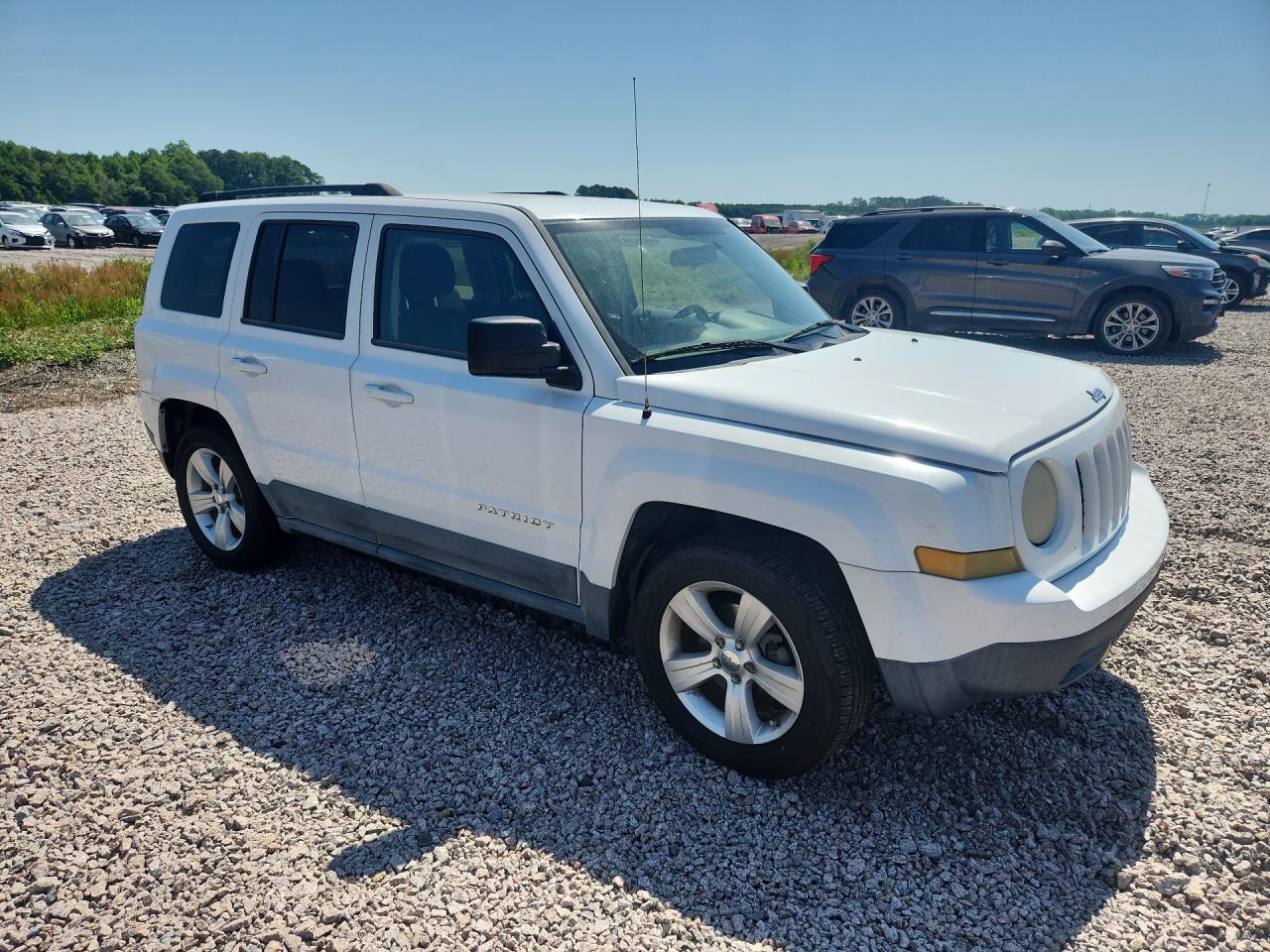 2011 Jeep Patriot Sport White vin: 1J4NT1GA6BD132445