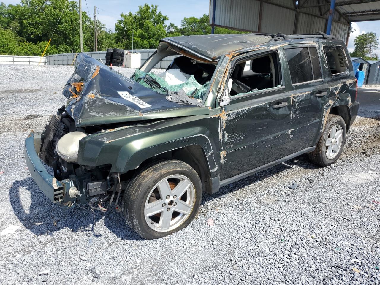 2010 Jeep Patriot Sport Green vin: 1J4NT1GA8AD625851