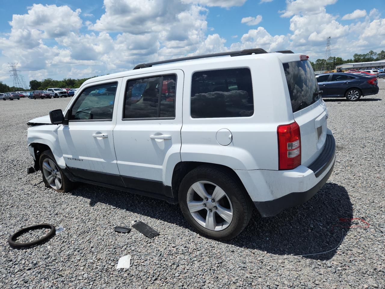 2011 Jeep Patriot Sport White vin: 1J4NT1GA8BD103691